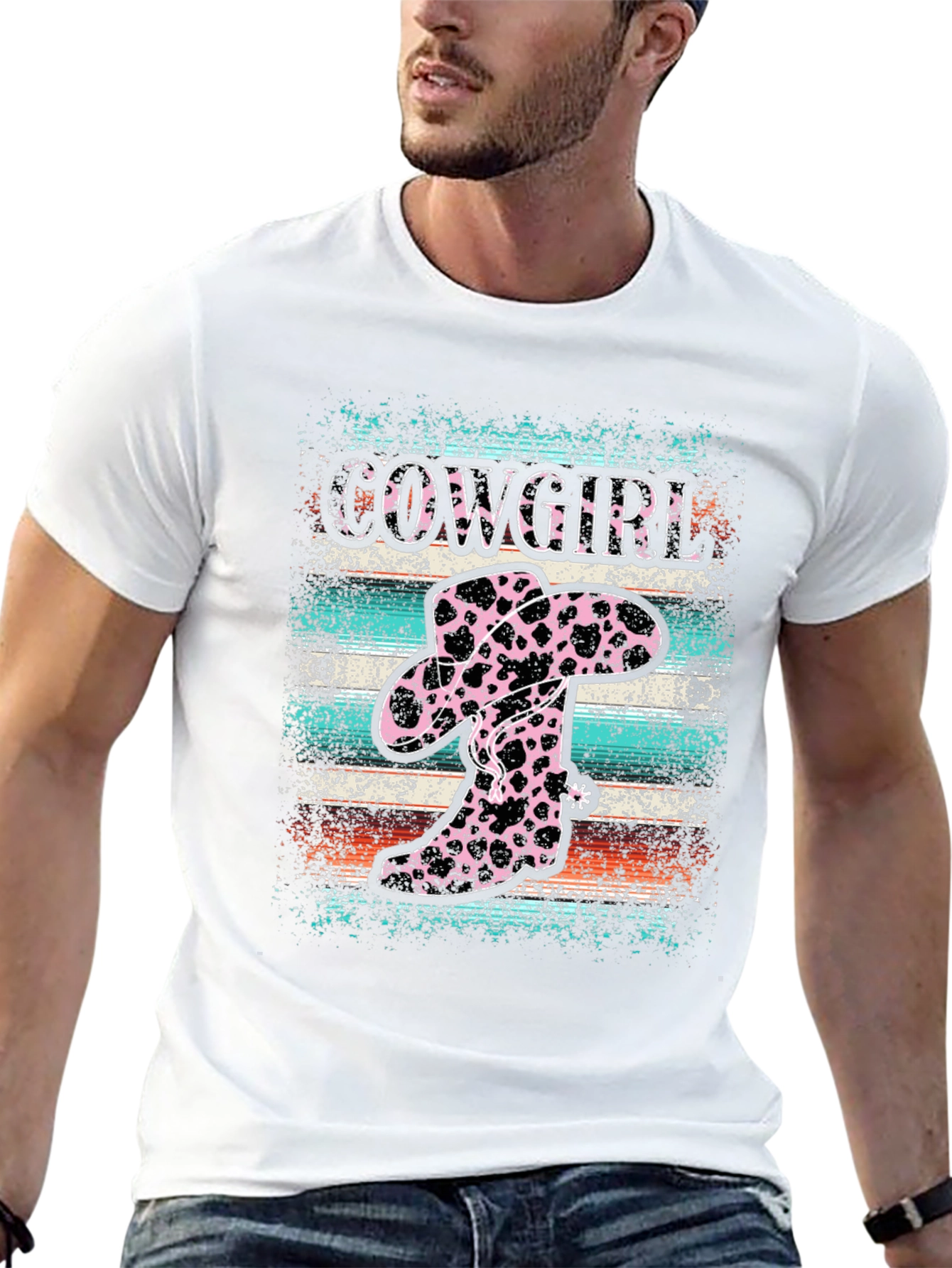 Cowgirl Boots and Hat Graphic T-Shirt