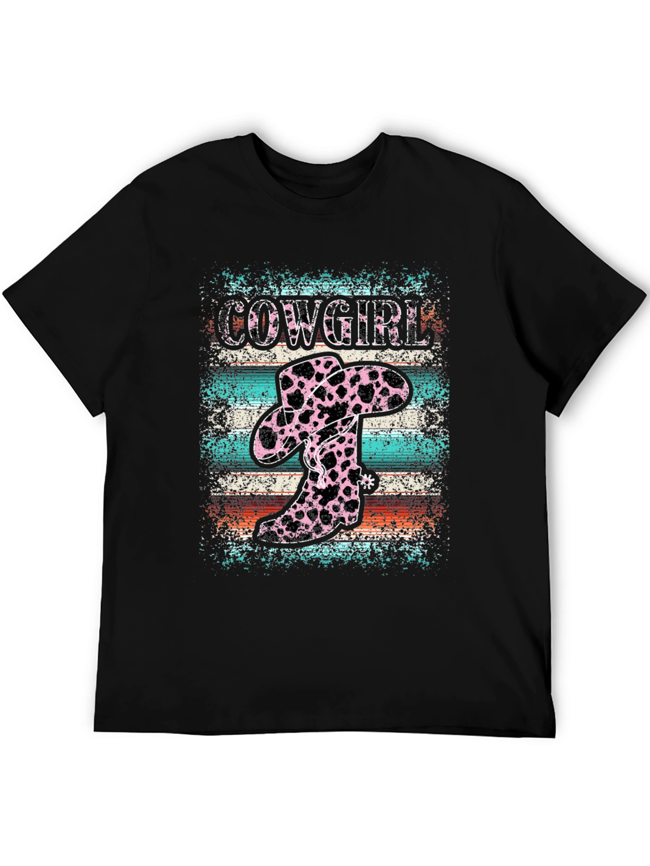 Cowgirl Boots and Hat Graphic T-Shirt