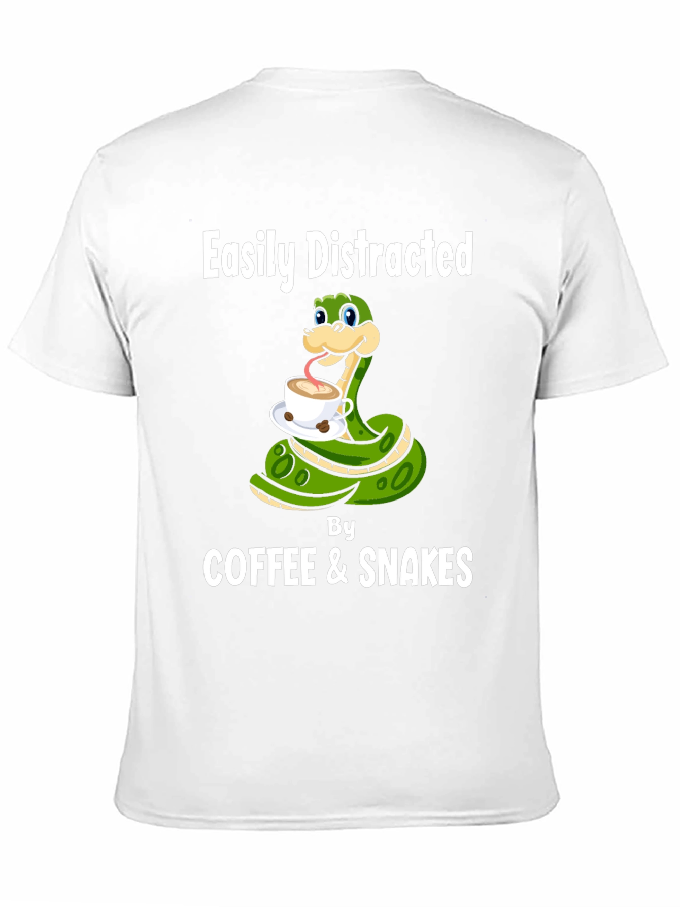 Easily Distracted By Coffee & Snakes T-Shirt