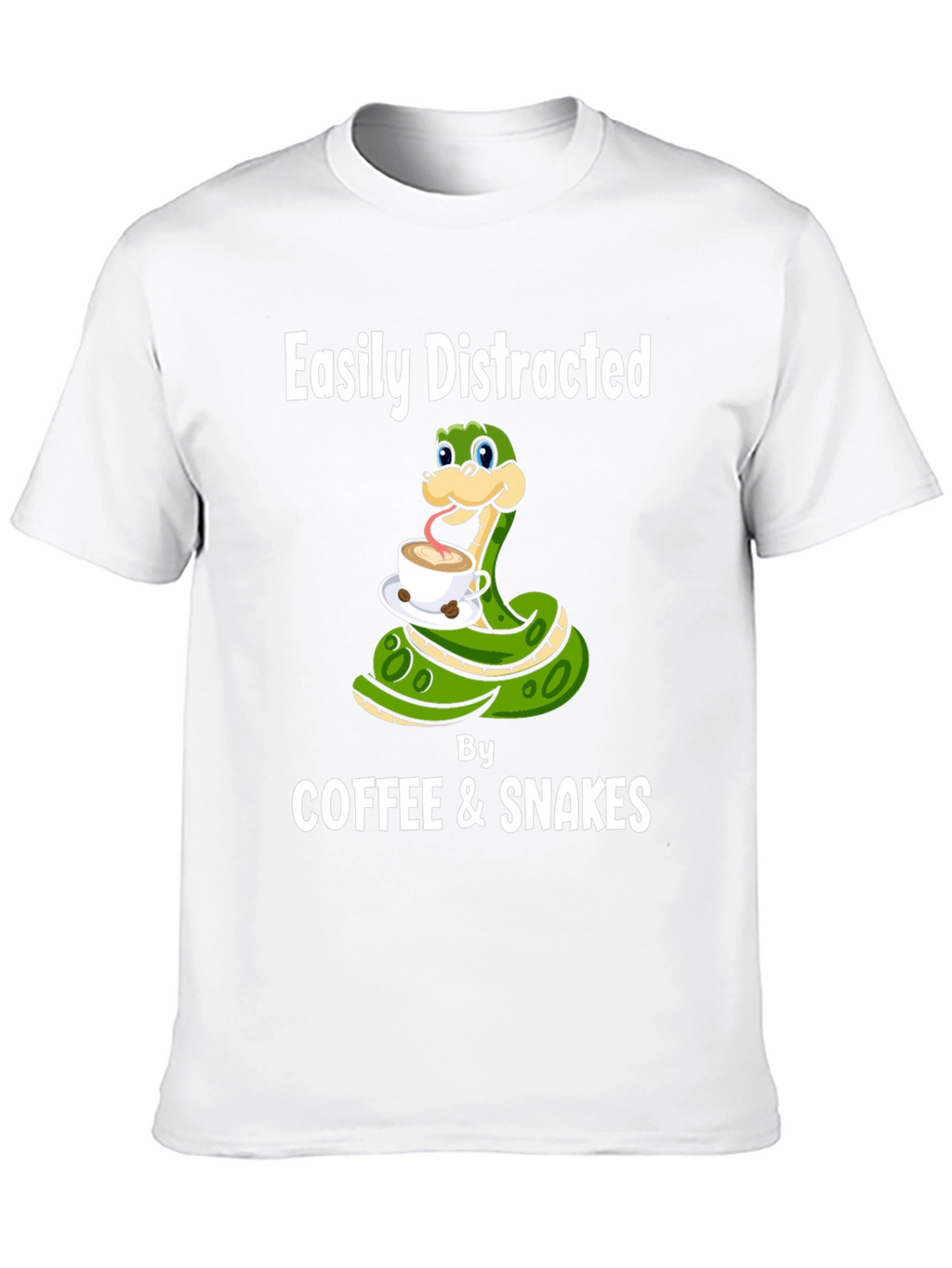 Easily Distracted By Coffee & Snakes T-Shirt
