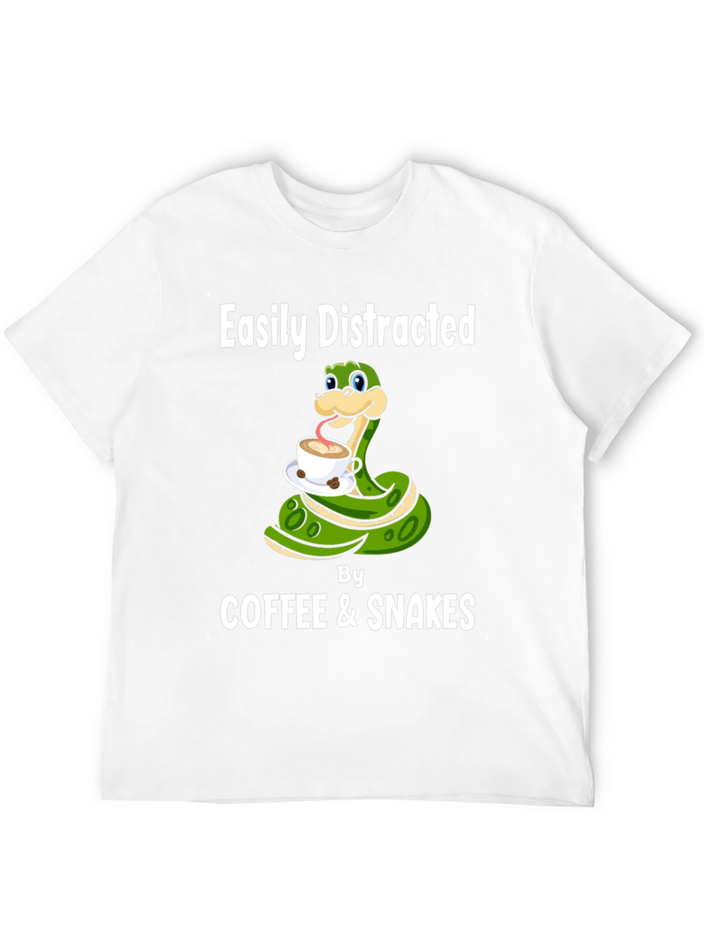 Easily Distracted By Coffee & Snakes T-Shirt