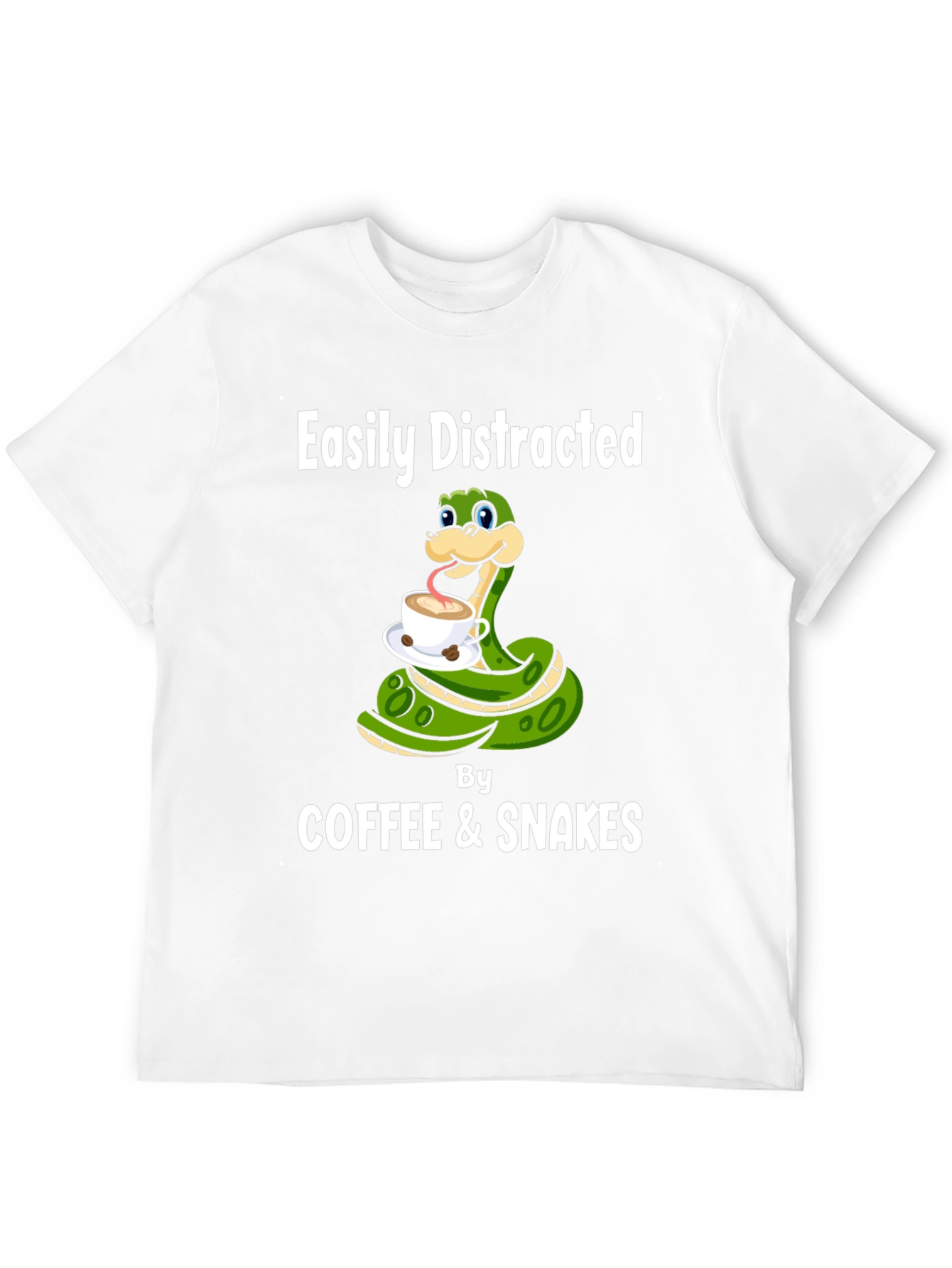 Easily Distracted By Coffee & Snakes T-Shirt