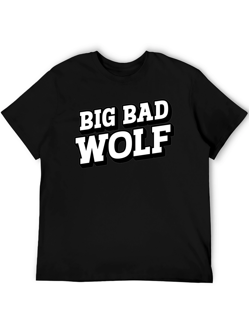 Big Bad Wolf Black Graphic T-Shirt