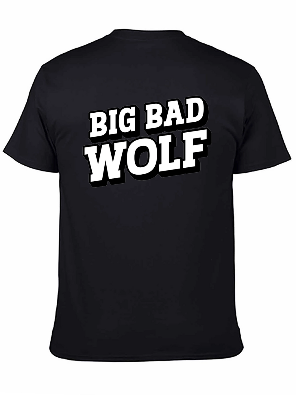 Big Bad Wolf Black Graphic T-Shirt