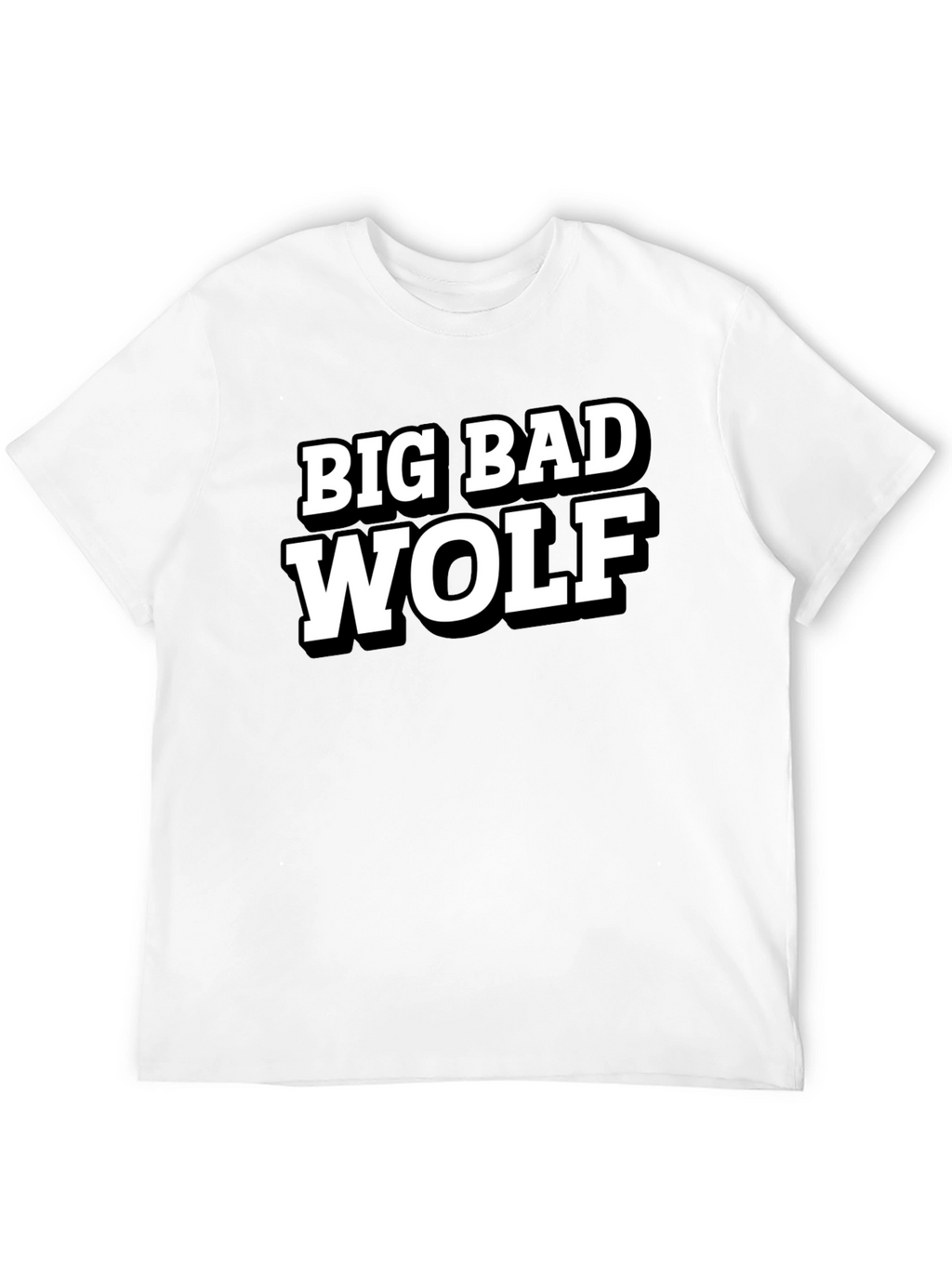 Big Bad Wolf Black Graphic T-Shirt