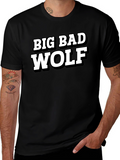 Big Bad Wolf Black Graphic T-Shirt