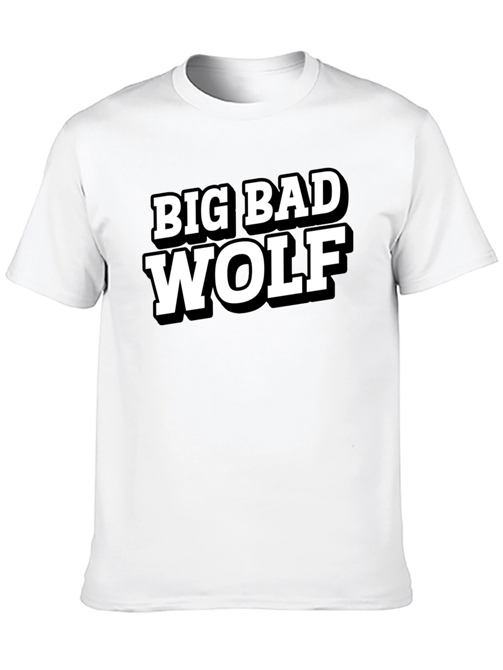 Big Bad Wolf Black Graphic T-Shirt