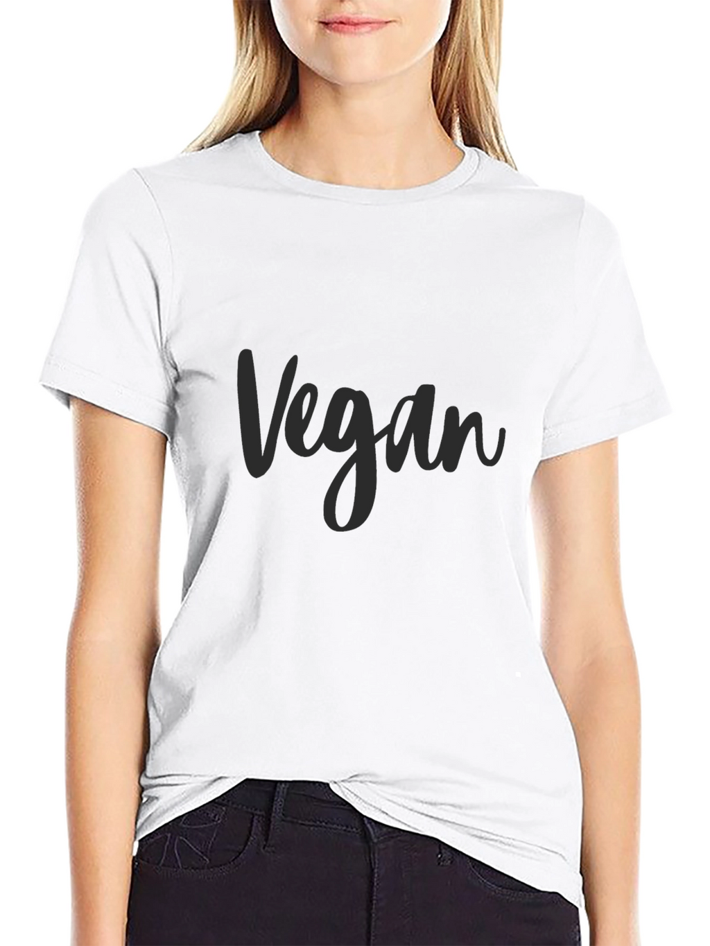 Vegan Statement T-Shirt - Modern Comfortable Fit