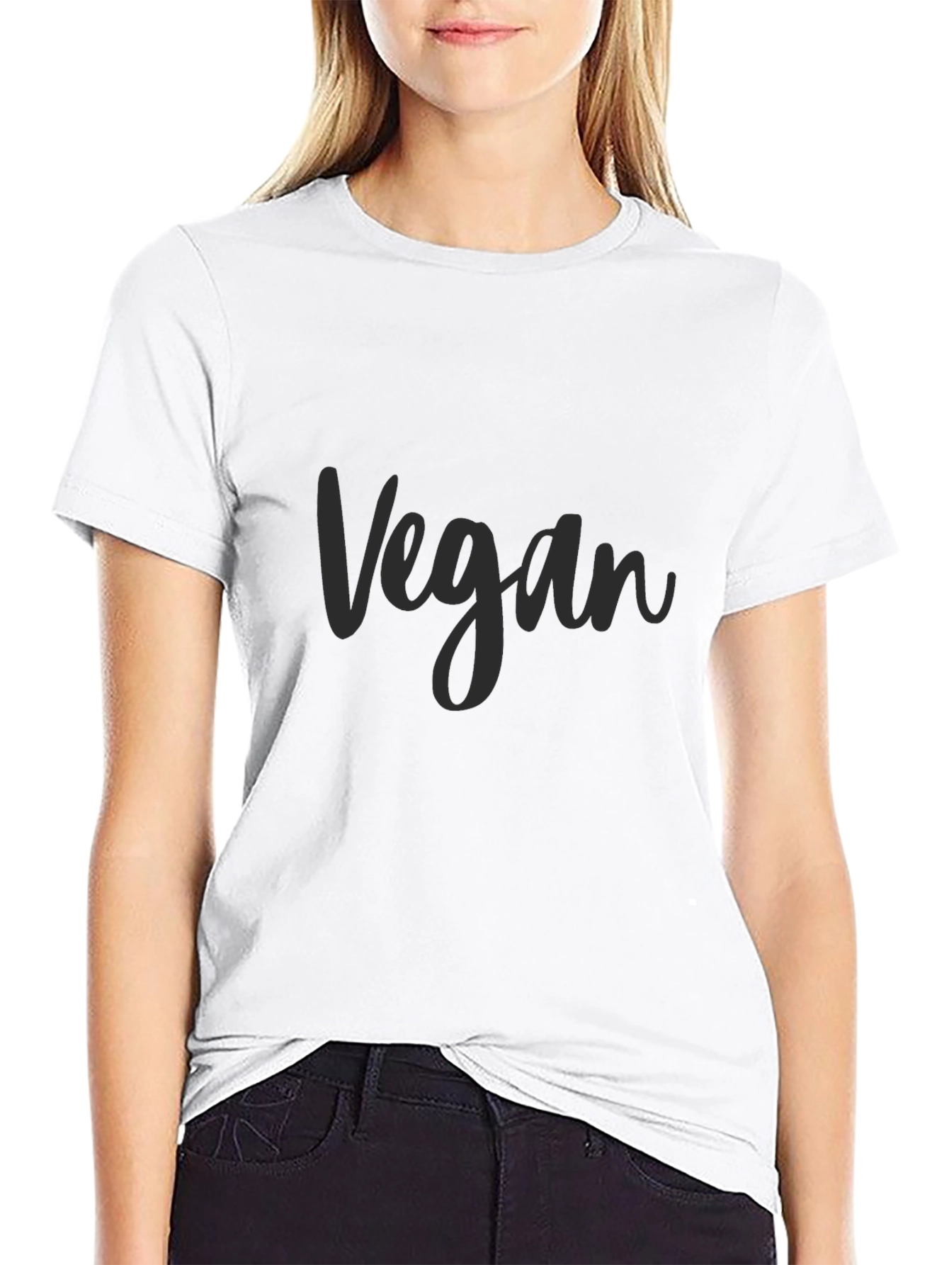 Vegan Statement T-Shirt - Modern Comfortable Fit