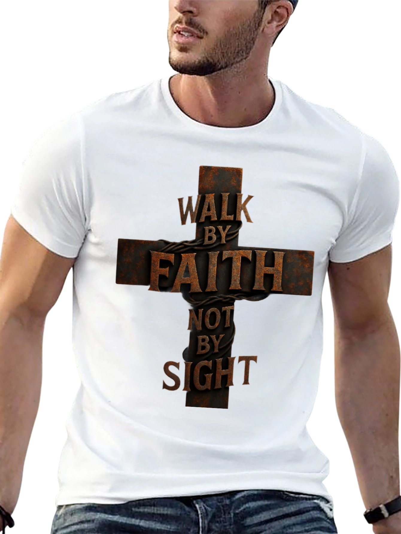 Walk by Faith T-Shirt - Christian Apparel