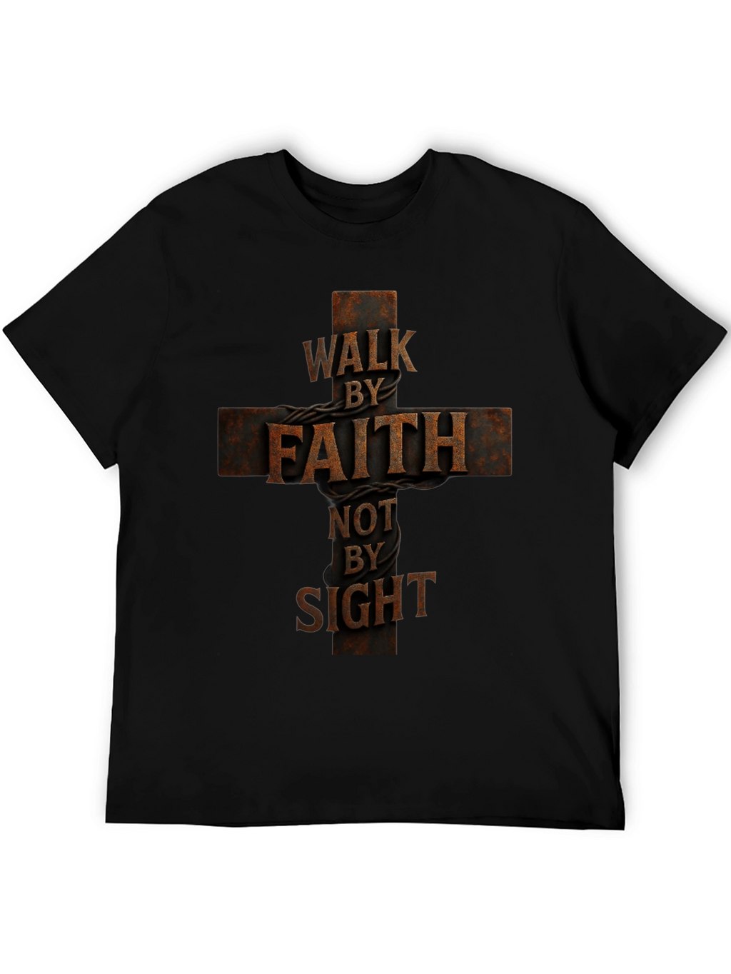 Walk by Faith T-Shirt - Christian Apparel