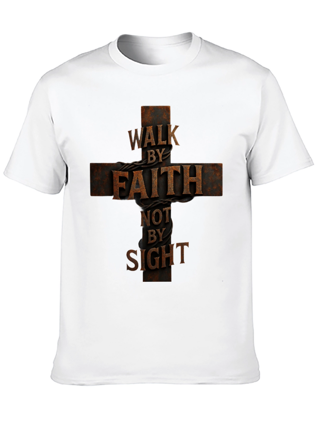 Walk by Faith T-Shirt - Christian Apparel
