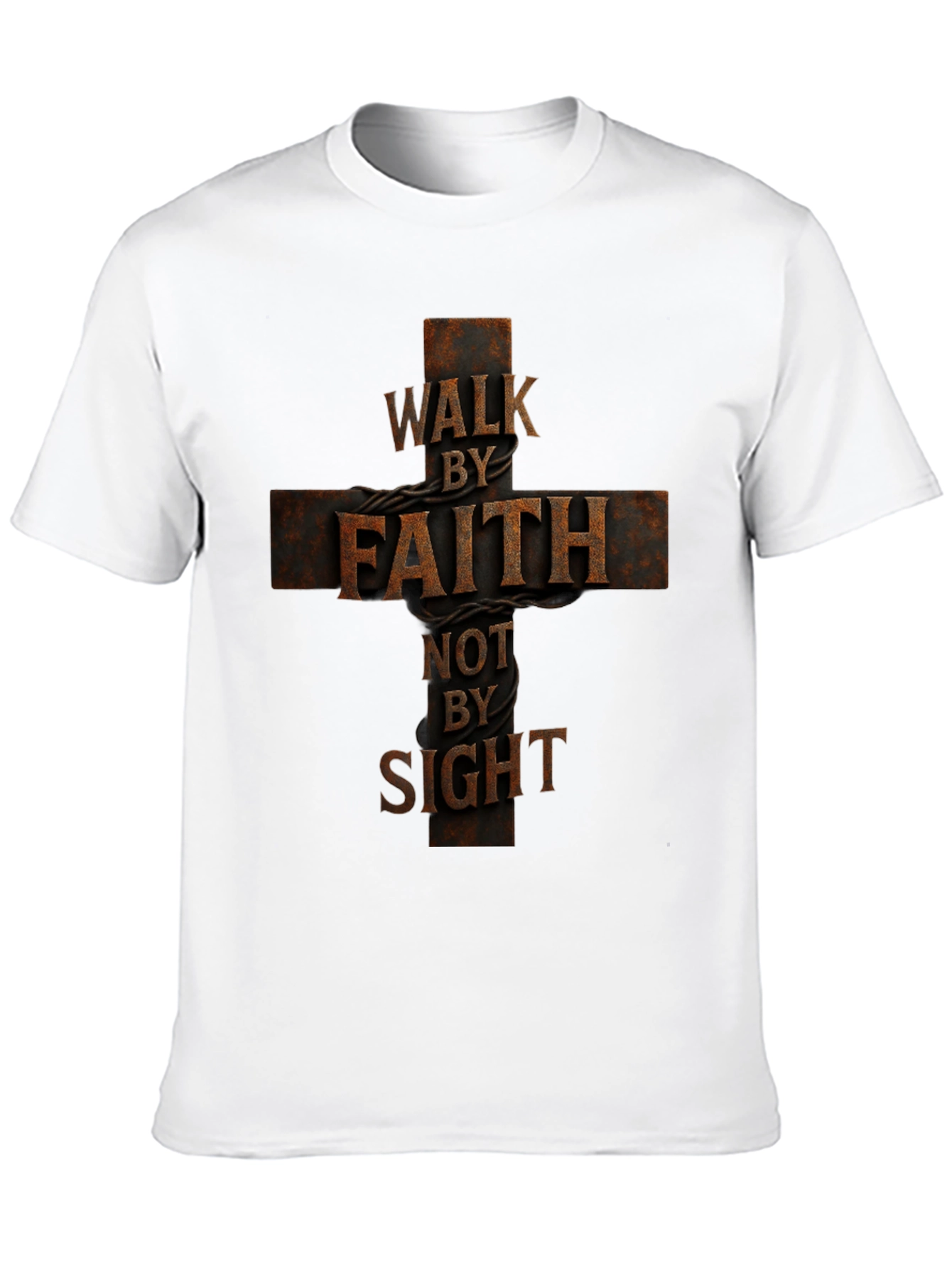 Walk by Faith T-Shirt - Christian Apparel