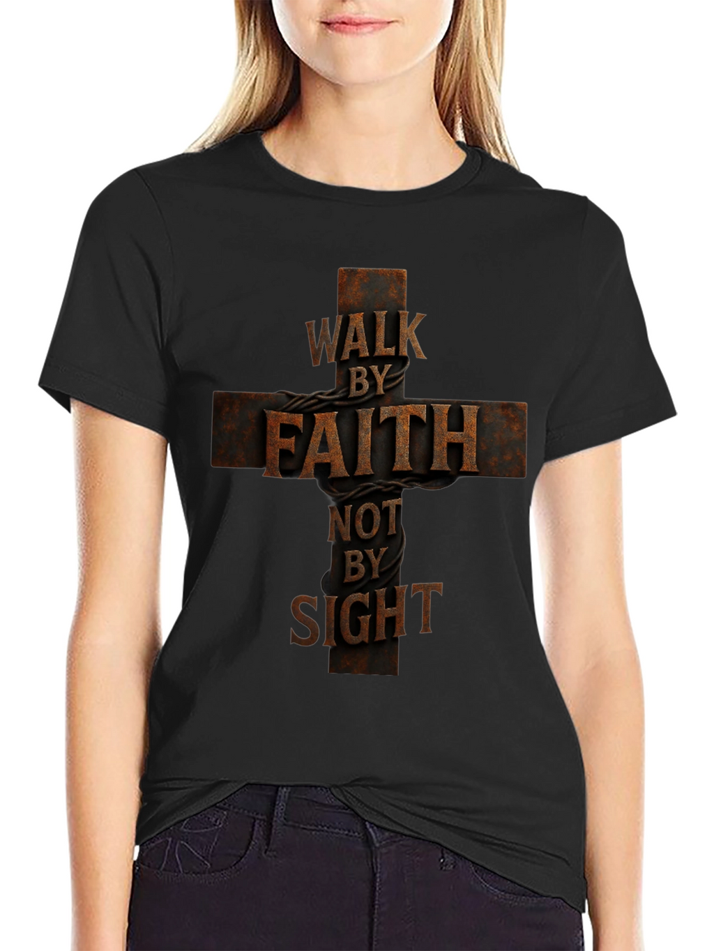 Walk by Faith T-Shirt - Christian Apparel