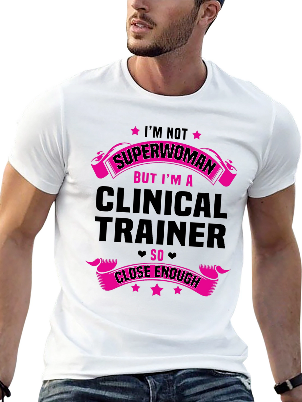 Clinical Trainer Superwoman T-Shirt - Funny Design