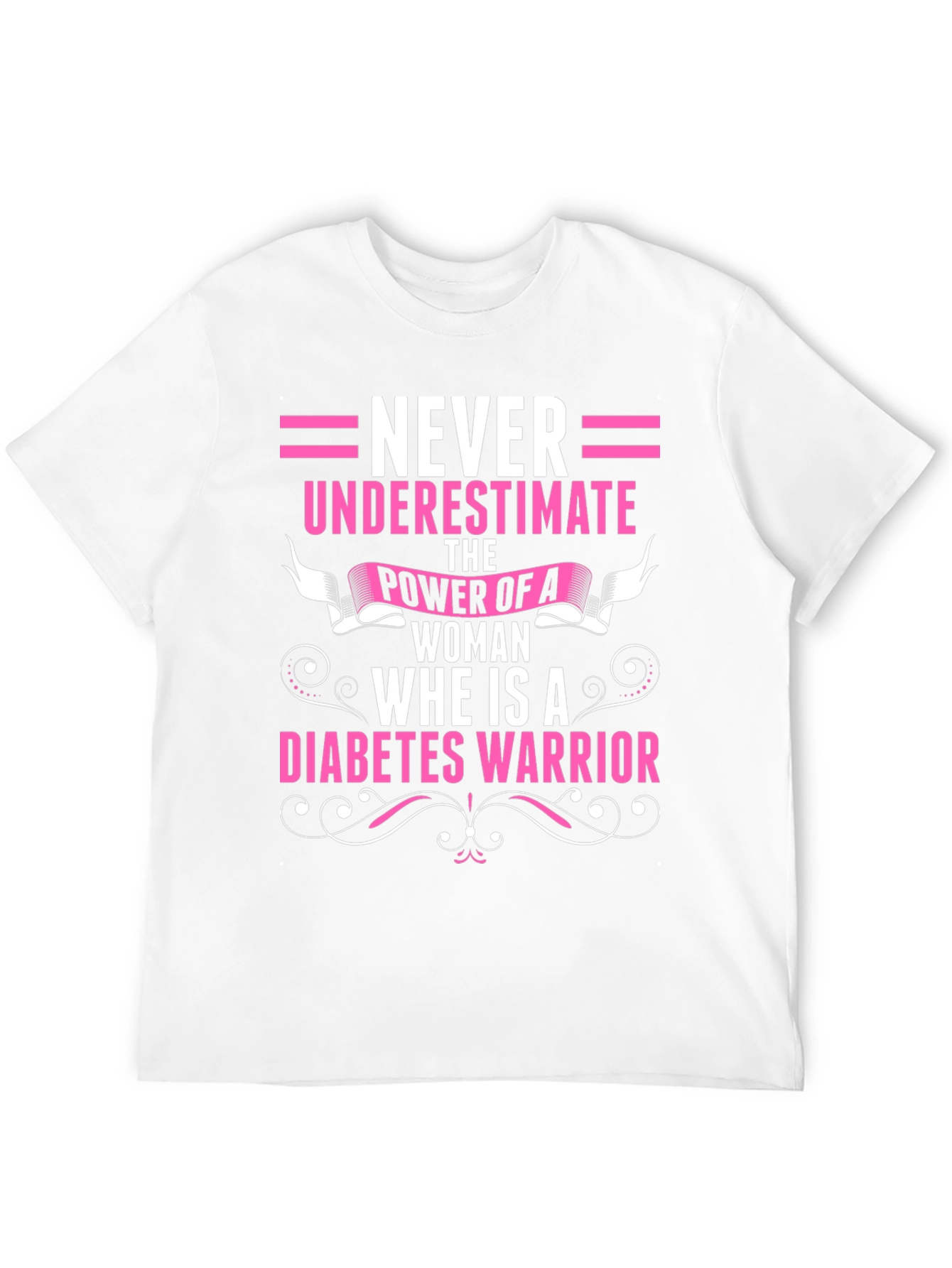 Diabetes Warrior Woman Graphic T-Shirt