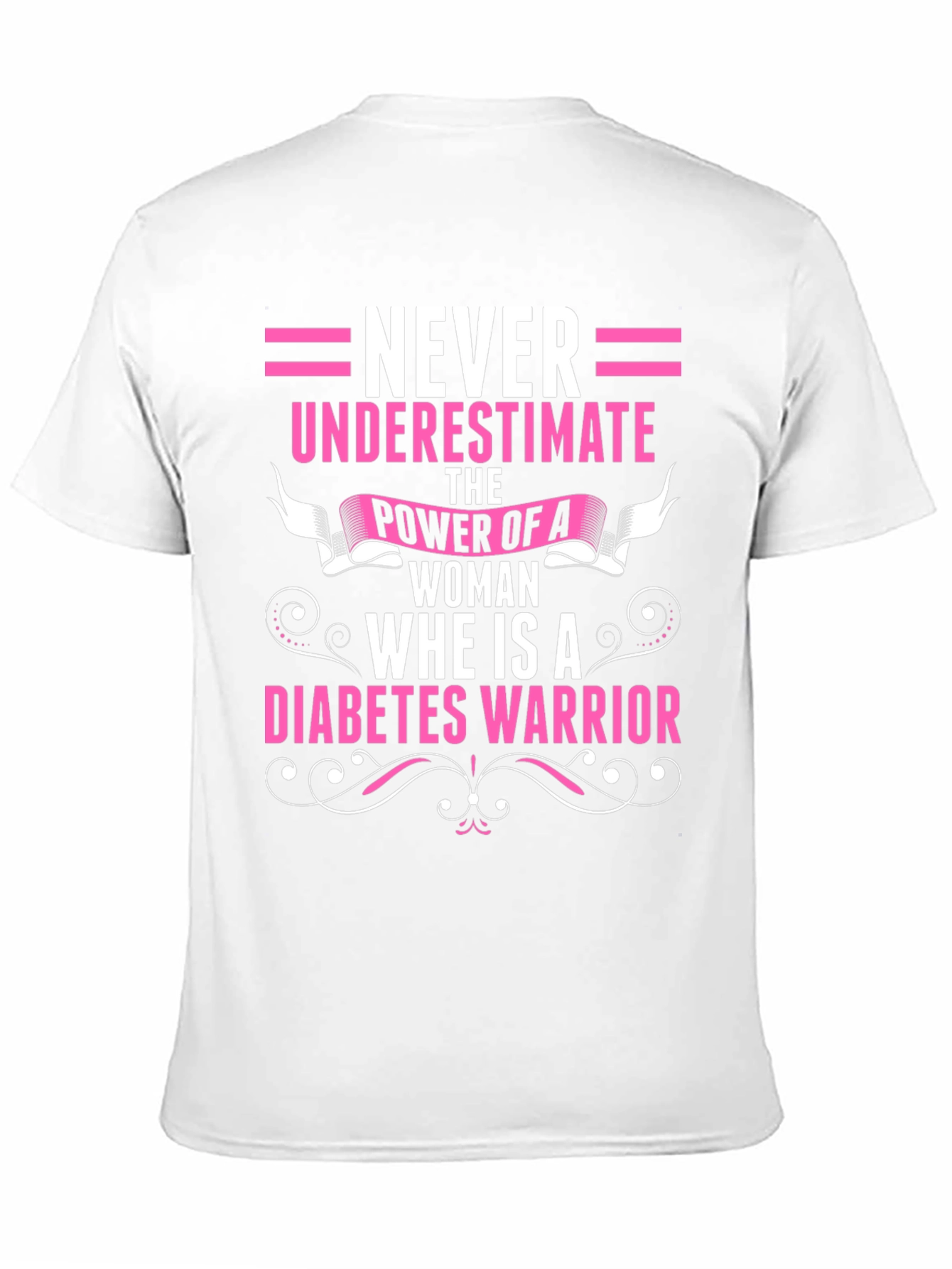 Diabetes Warrior Woman Graphic T-Shirt