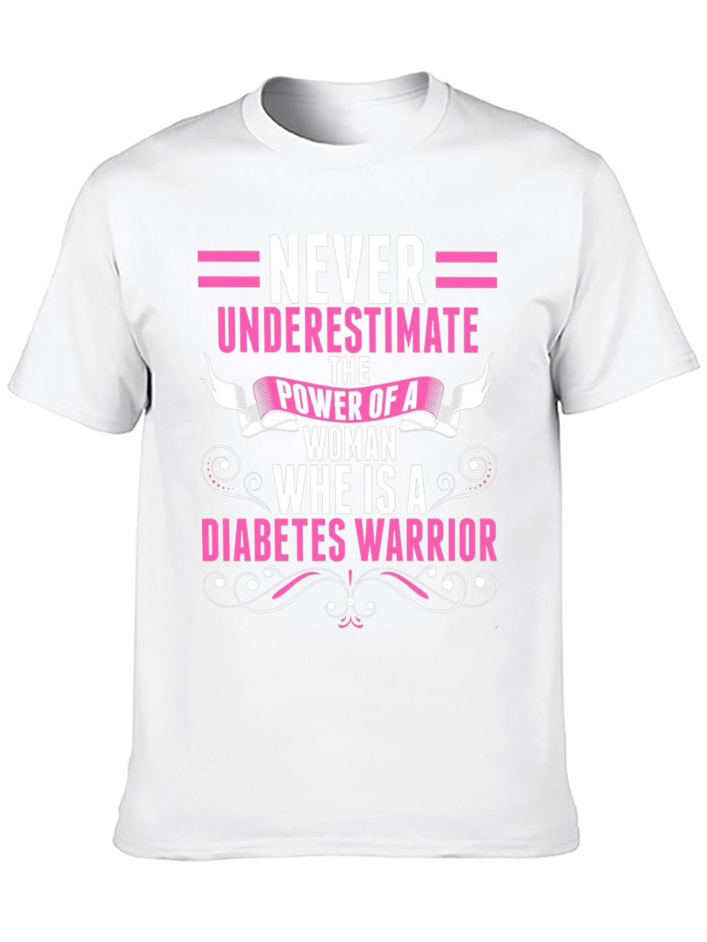 Diabetes Warrior Woman Graphic T-Shirt