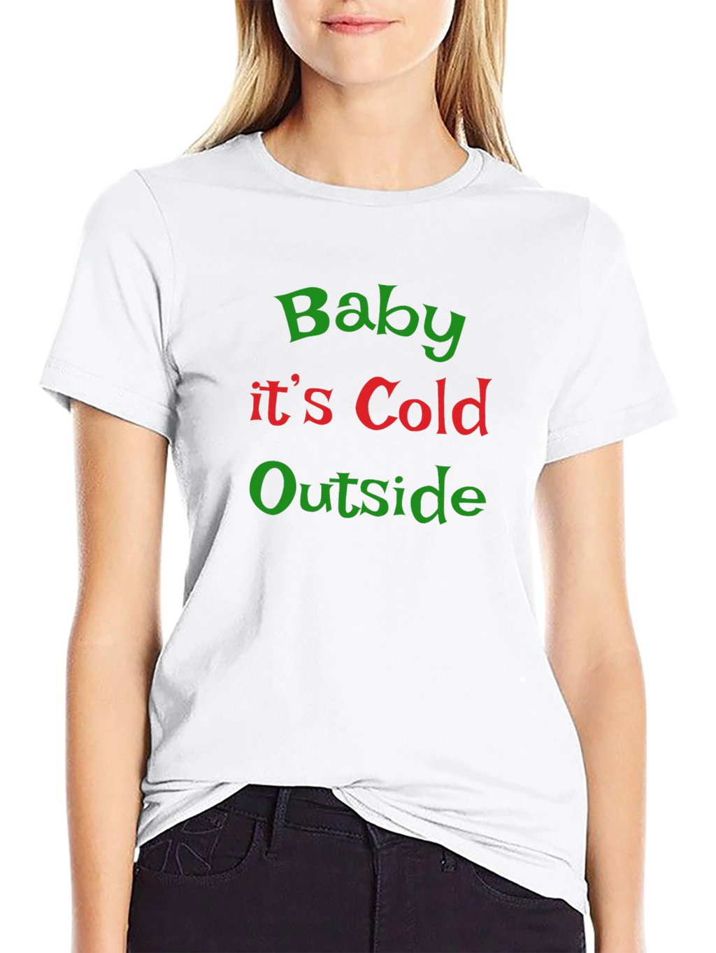 Baby Its Cold Outside Christmas Graphic Tee