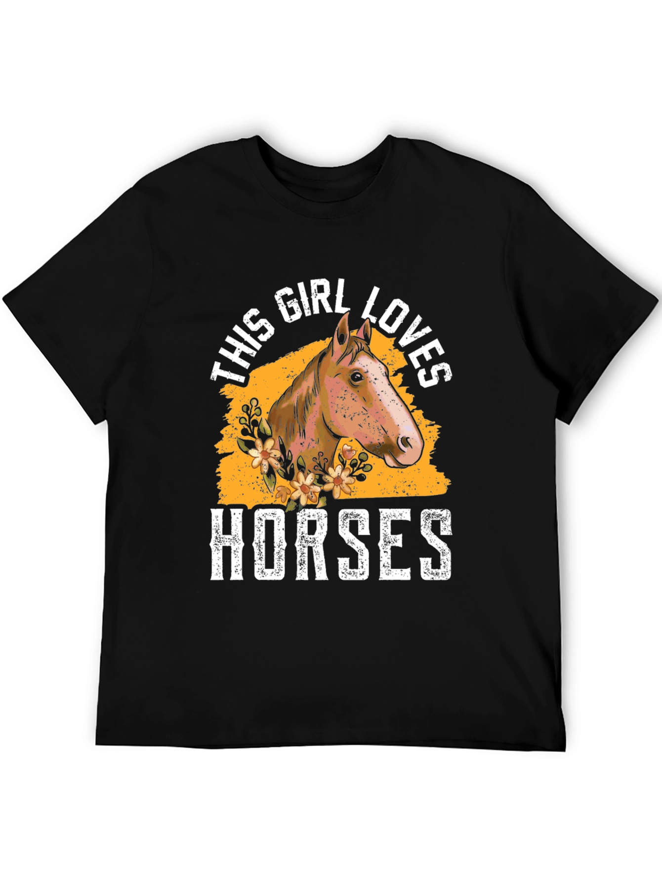 This Girl Loves Horses Graphic Tee