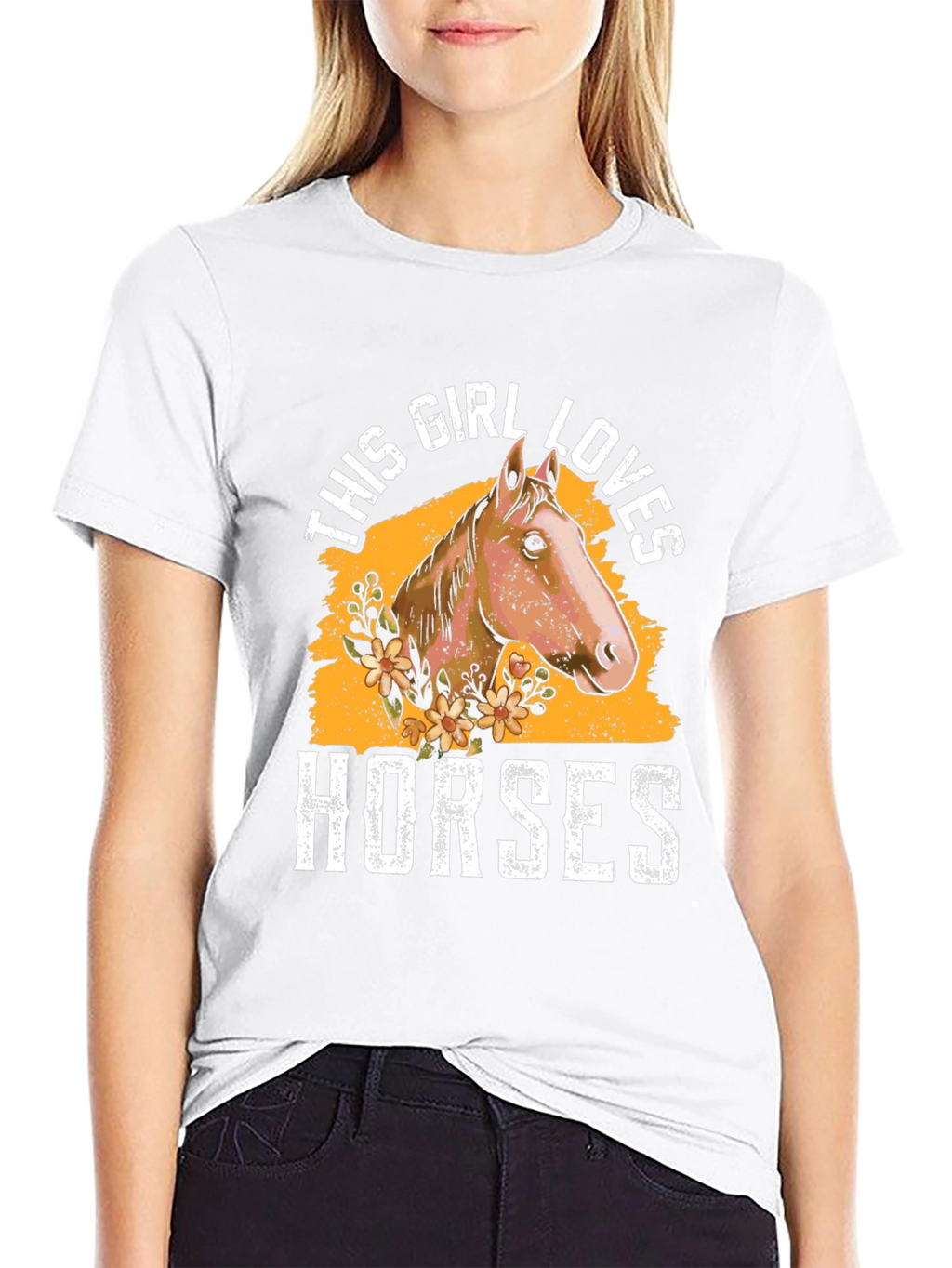 This Girl Loves Horses Graphic Tee