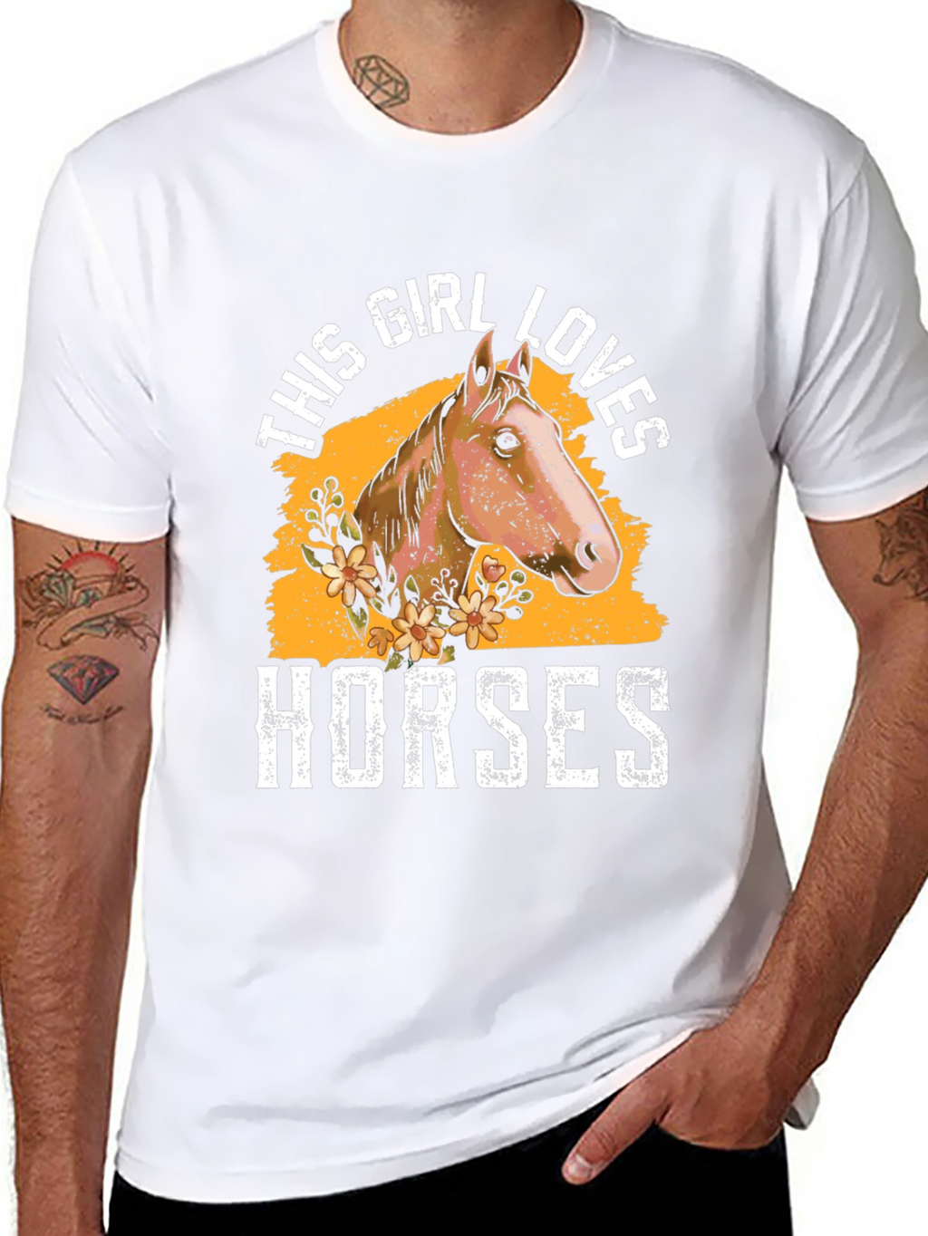 This Girl Loves Horses Graphic Tee
