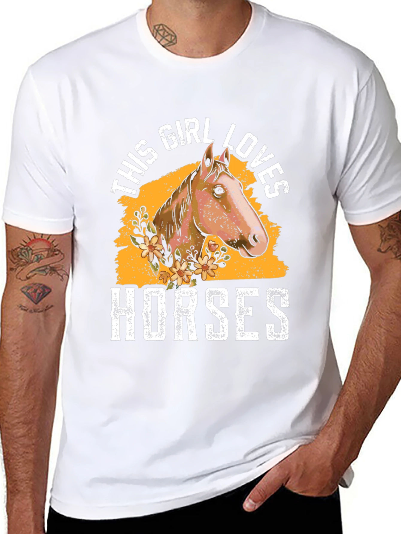 This Girl Loves Horses Graphic Tee