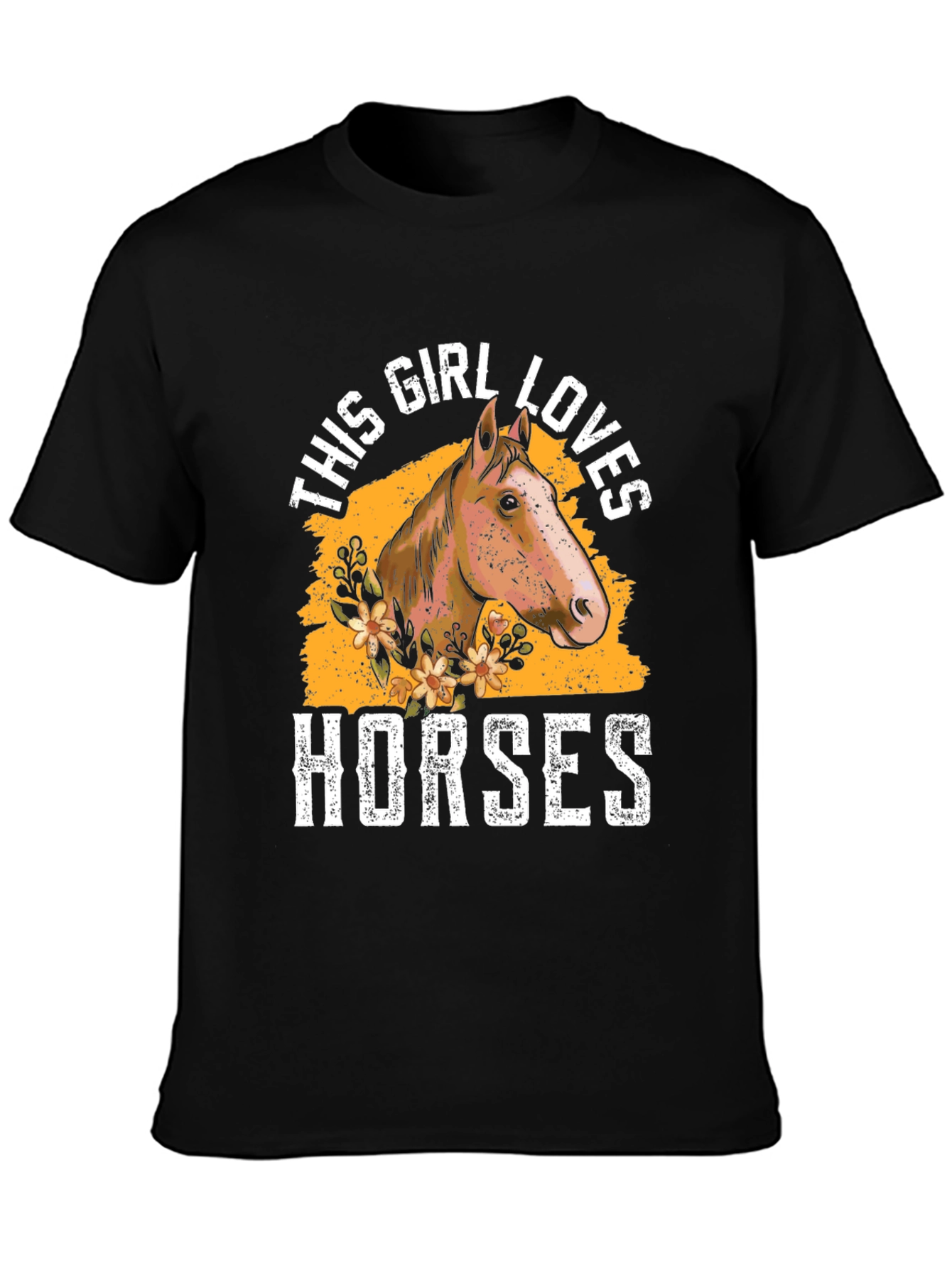 This Girl Loves Horses Graphic Tee