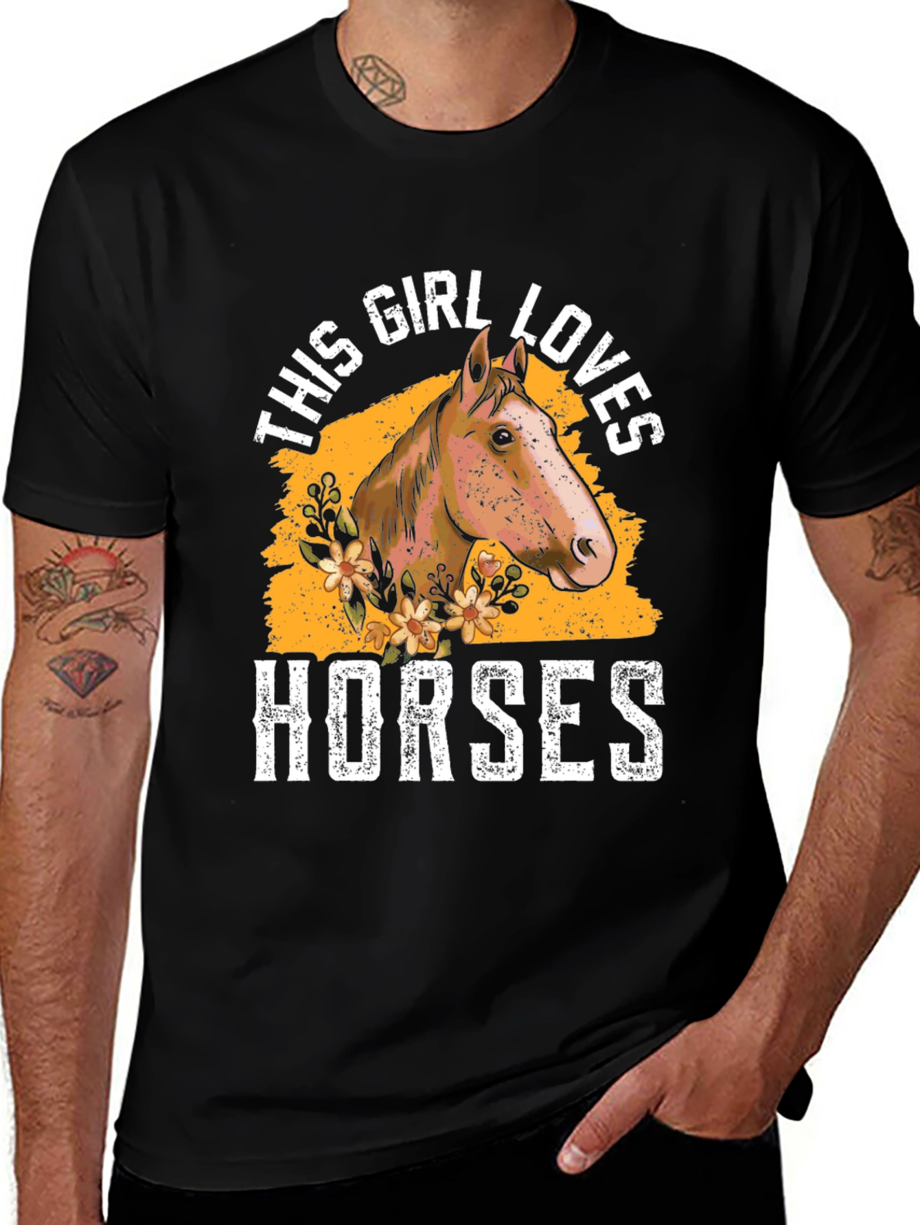 This Girl Loves Horses Graphic Tee