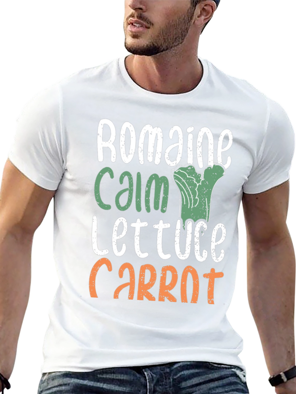 Romaine Calm Funny Vegetable T-Shirt