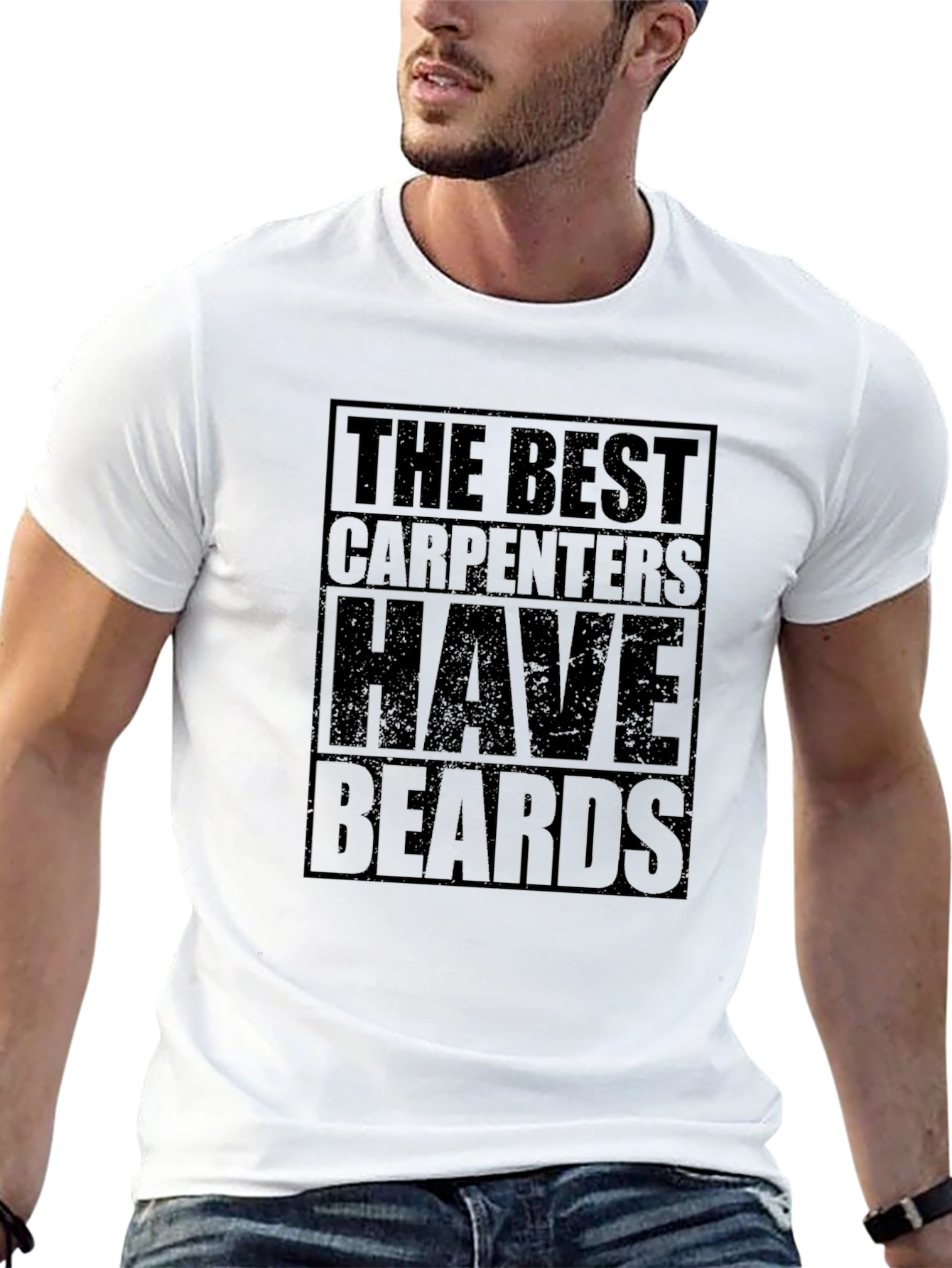 Best Carpenters Have Beards Graphic Tee - Black