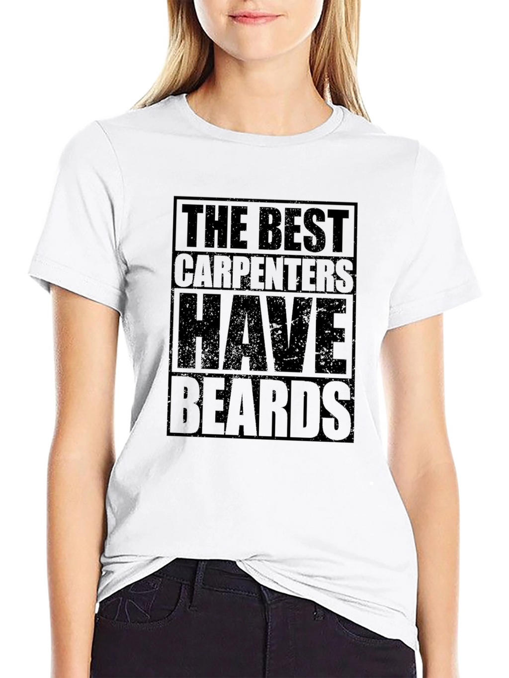 Best Carpenters Have Beards Graphic Tee - Black