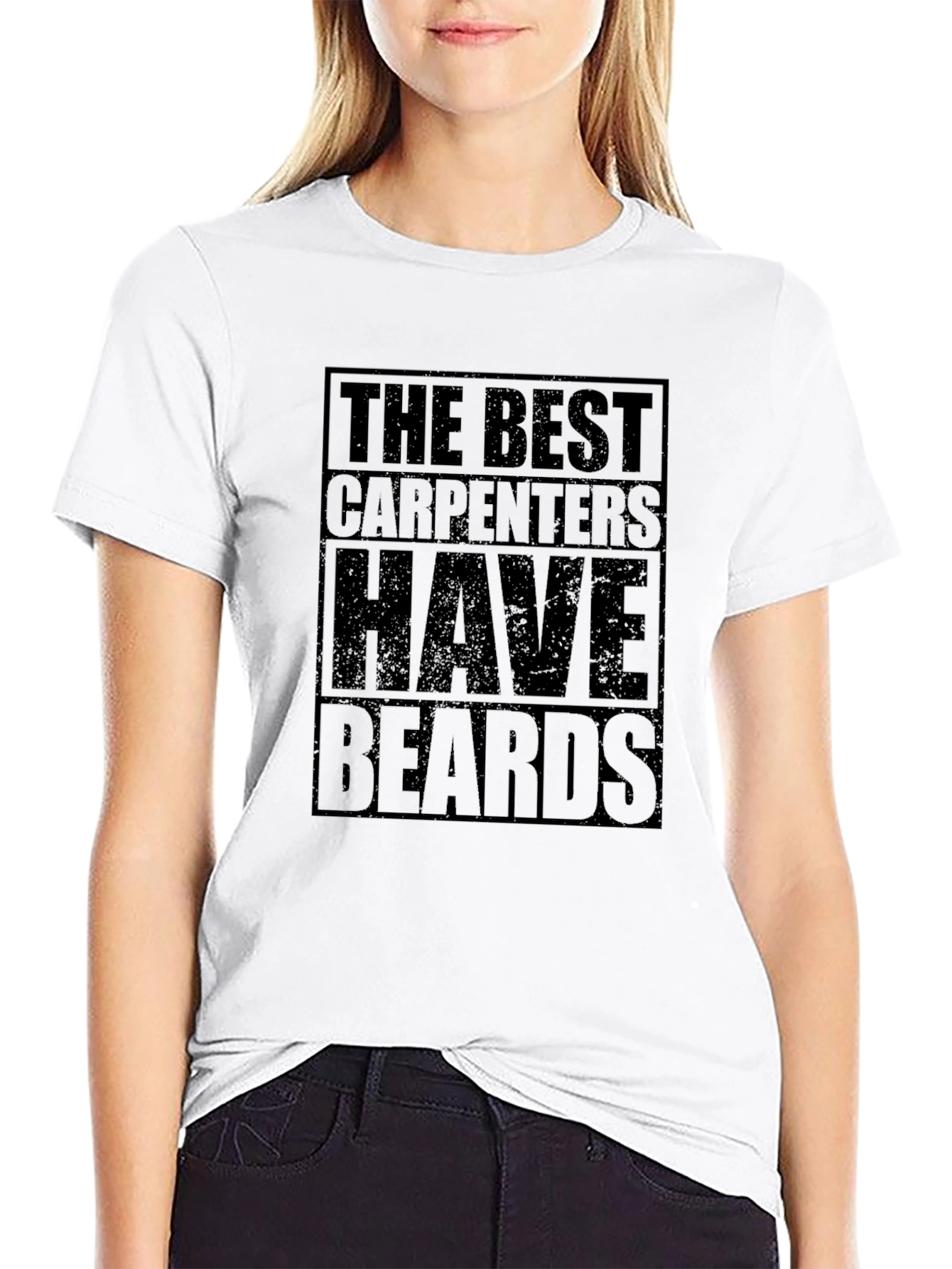 Best Carpenters Have Beards Graphic Tee - Black