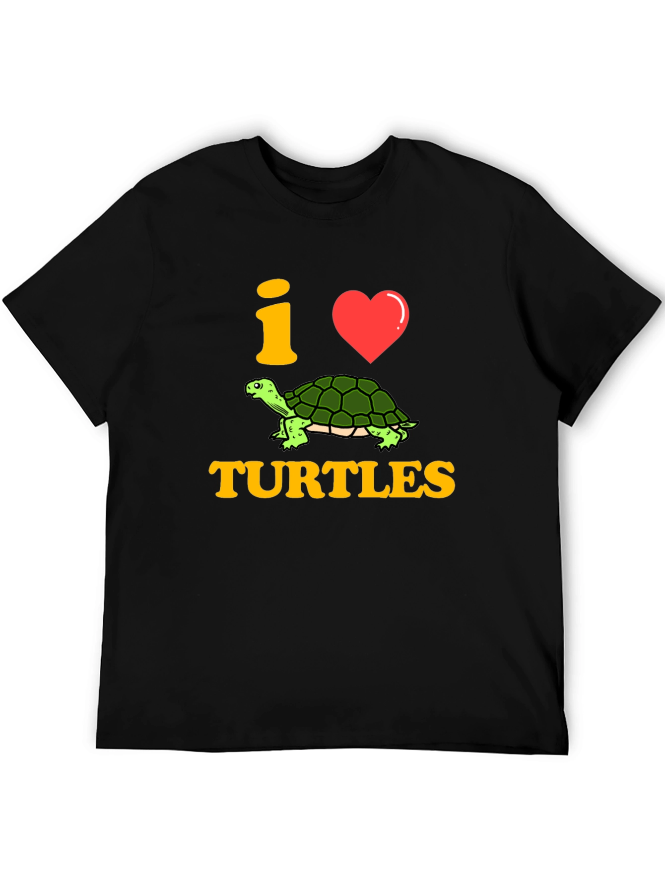 I Love Turtles T-Shirt - Graphic Print Tee