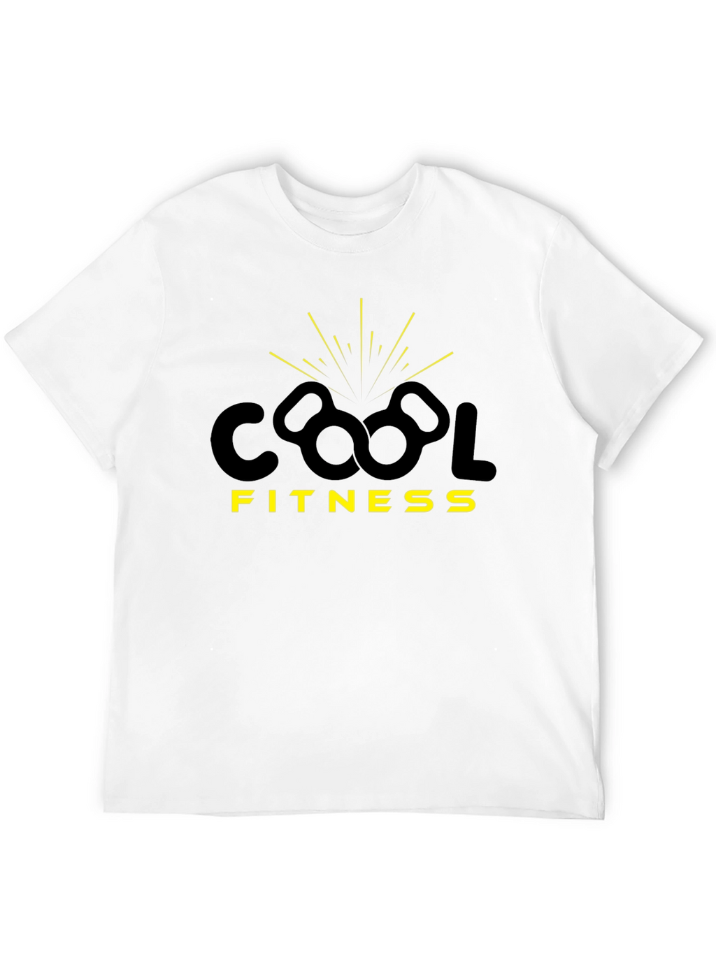Cool Fitness Graphic Tee - Black