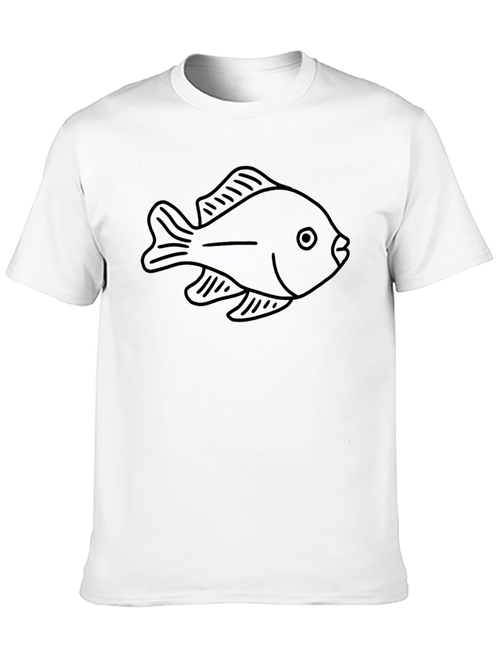 Black Fish Graphic Tee - Casual Comfort