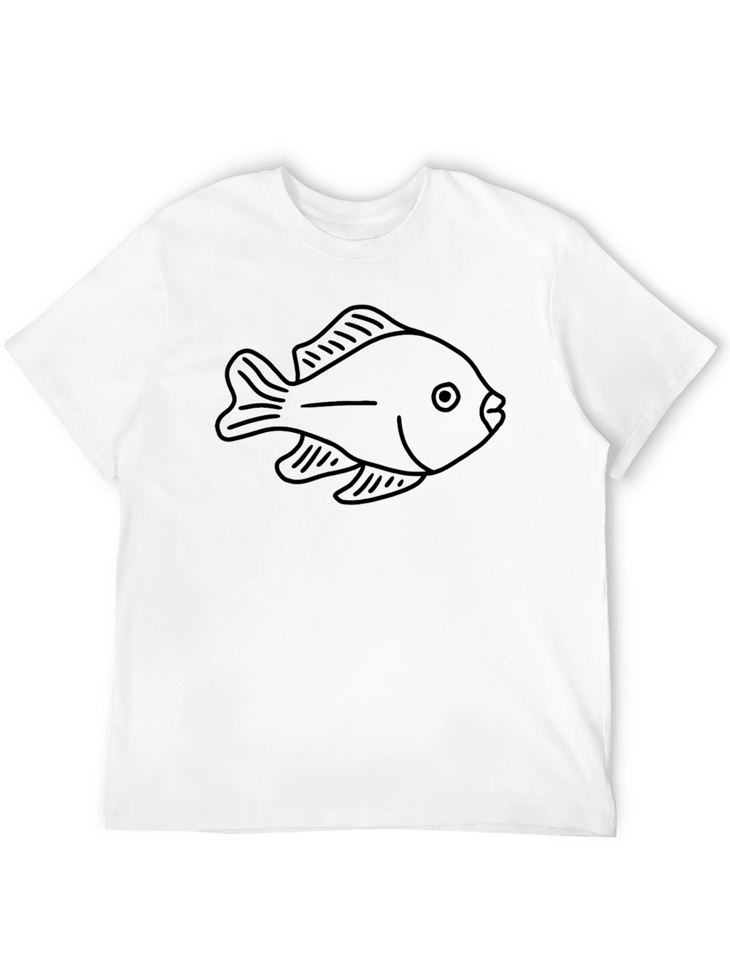 Black Fish Graphic Tee - Casual Comfort