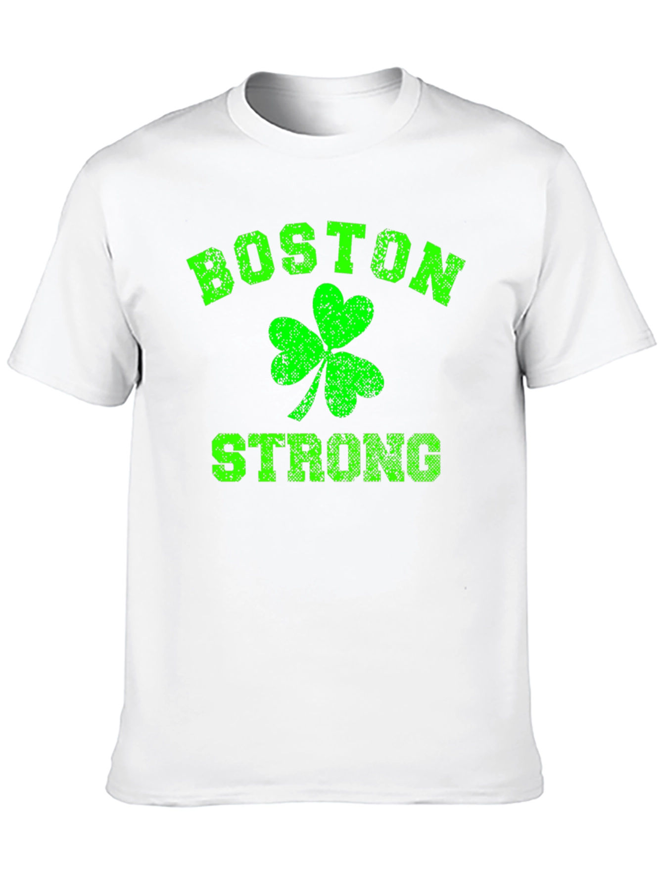 Boston Strong T-Shirt Shamrock Graphic Tee