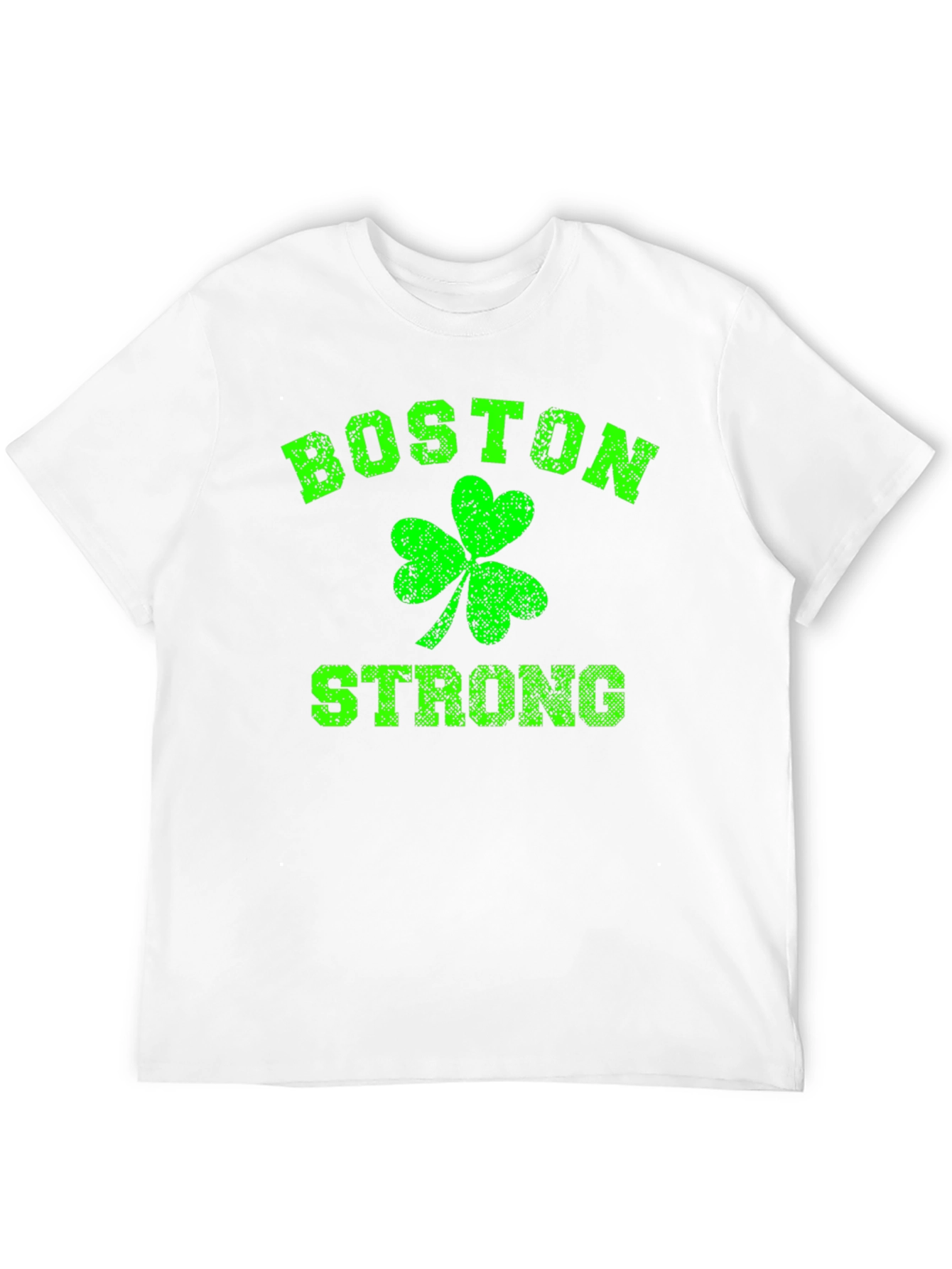 Boston Strong T-Shirt Shamrock Graphic Tee