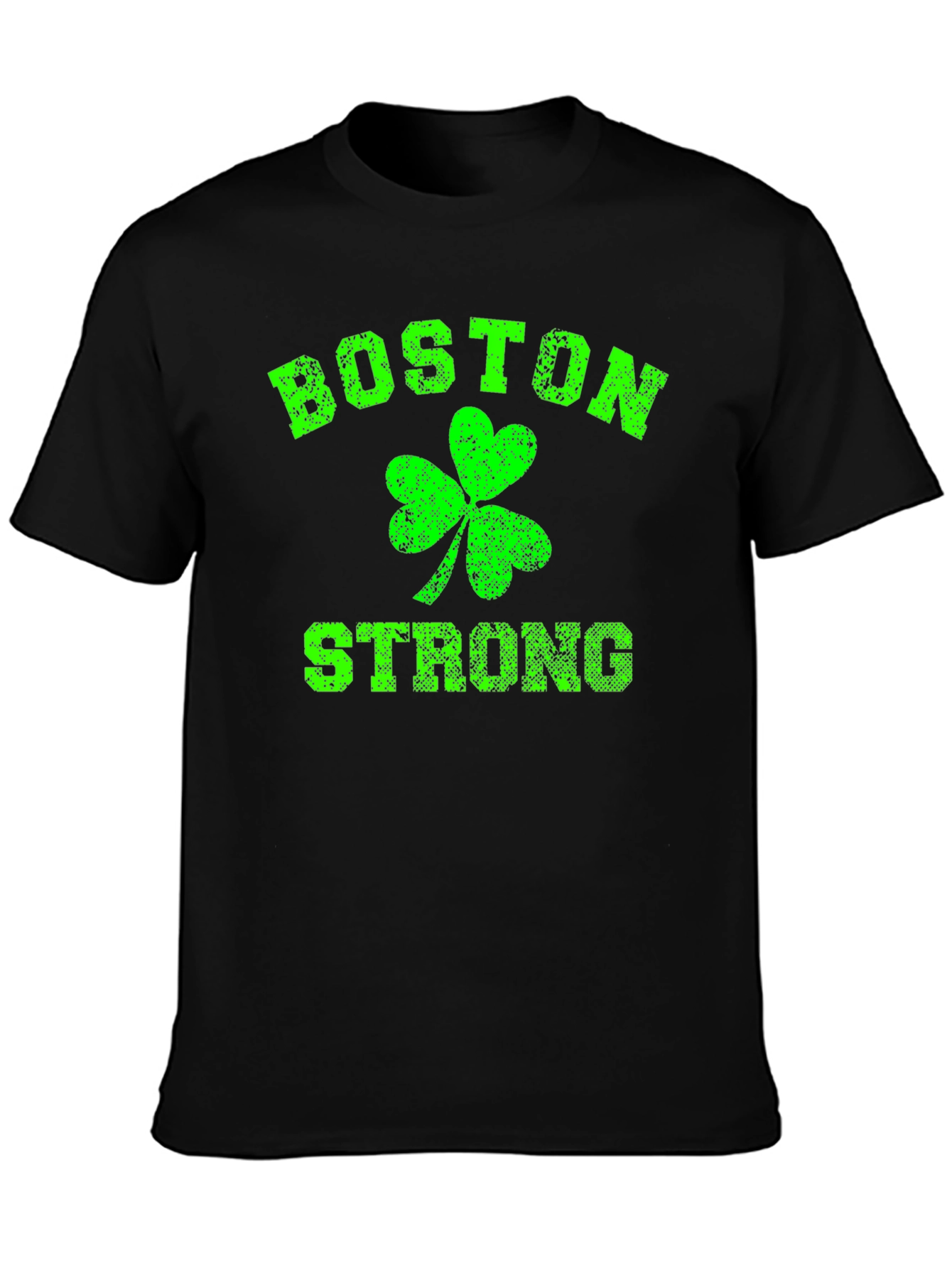 Boston Strong T-Shirt Shamrock Graphic Tee
