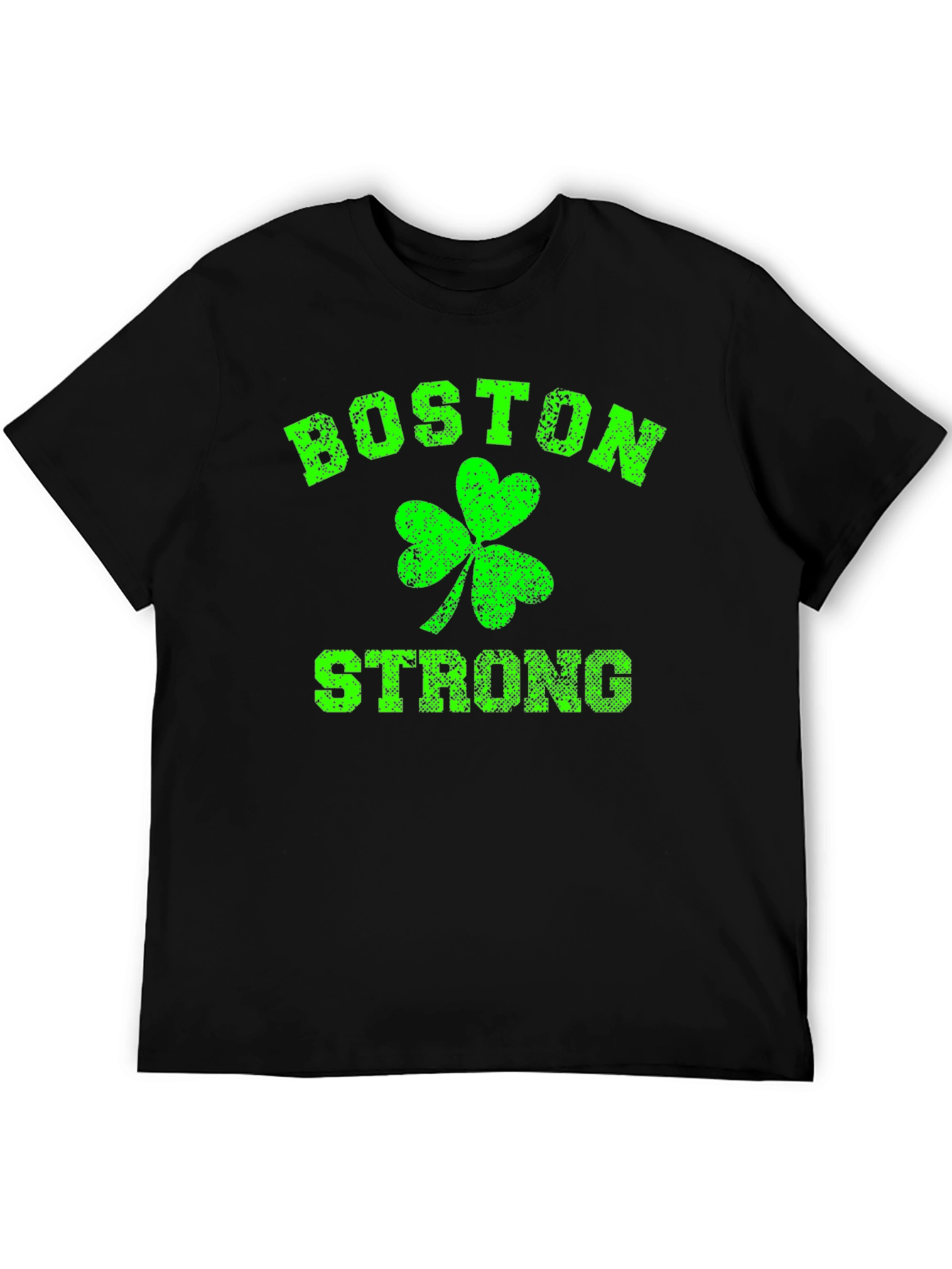 Boston Strong T-Shirt Shamrock Graphic Tee