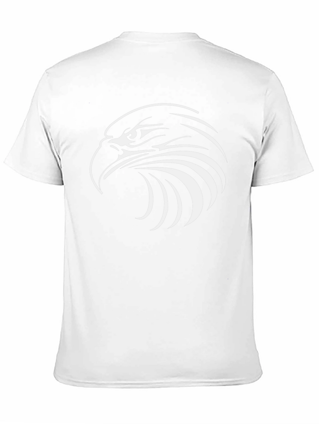 Bold Eagle Graphic Tee - Black Cotton Blend