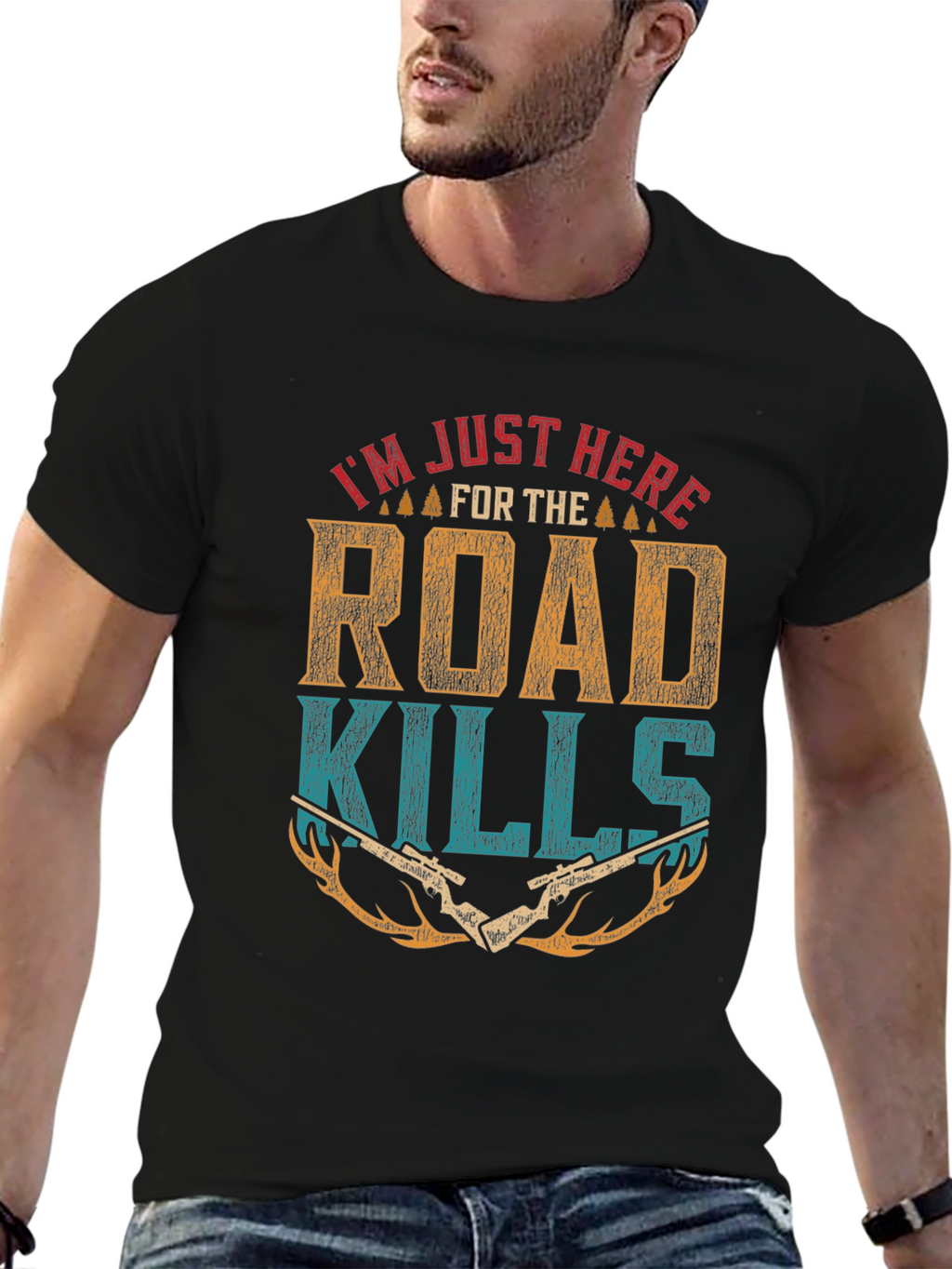 Road Kills Graphic T-Shirt Hunting Tee