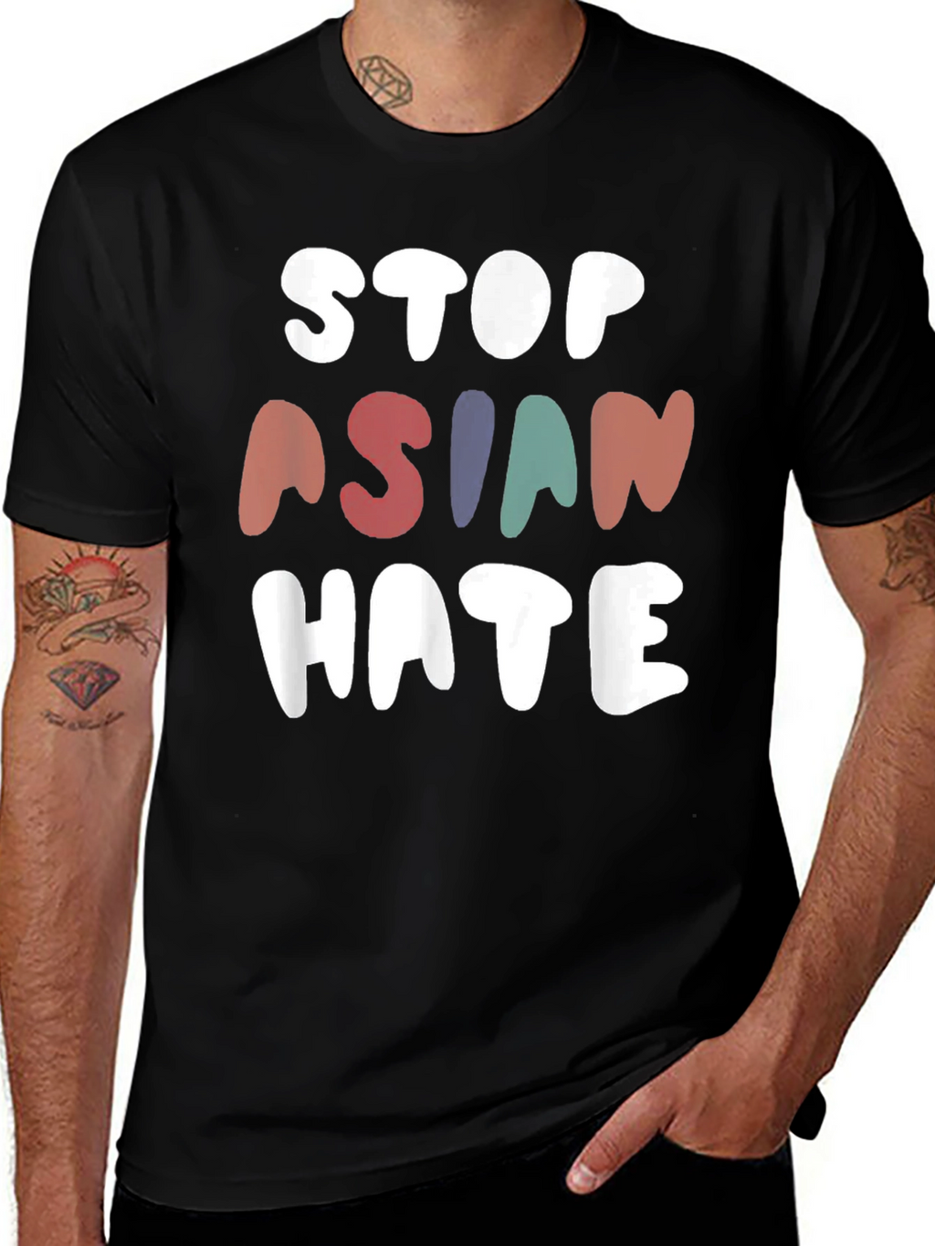Stop Asian Hate Graphic Tee