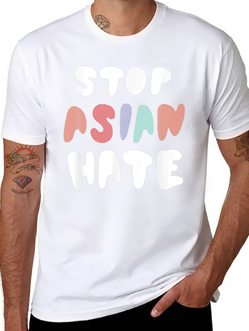 Stop Asian Hate Graphic Tee