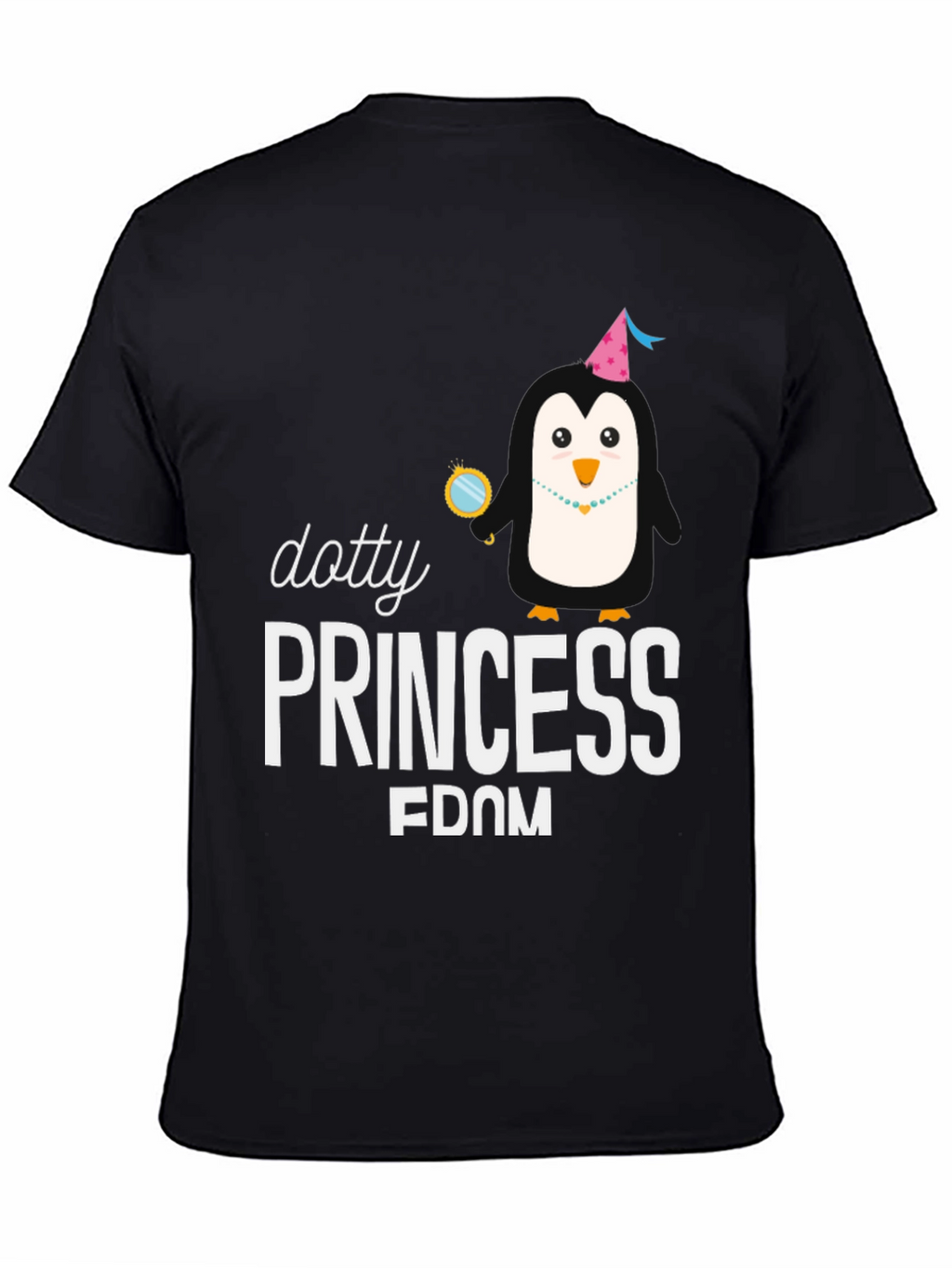 Dotty Princess Penguin Graphic T-Shirt