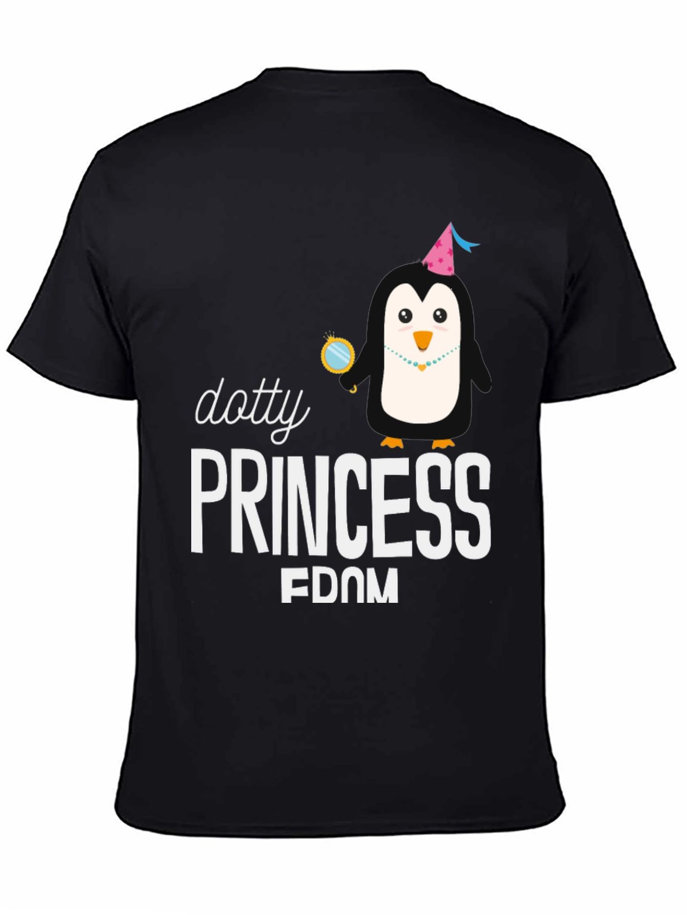 Dotty Princess Penguin Graphic T-Shirt