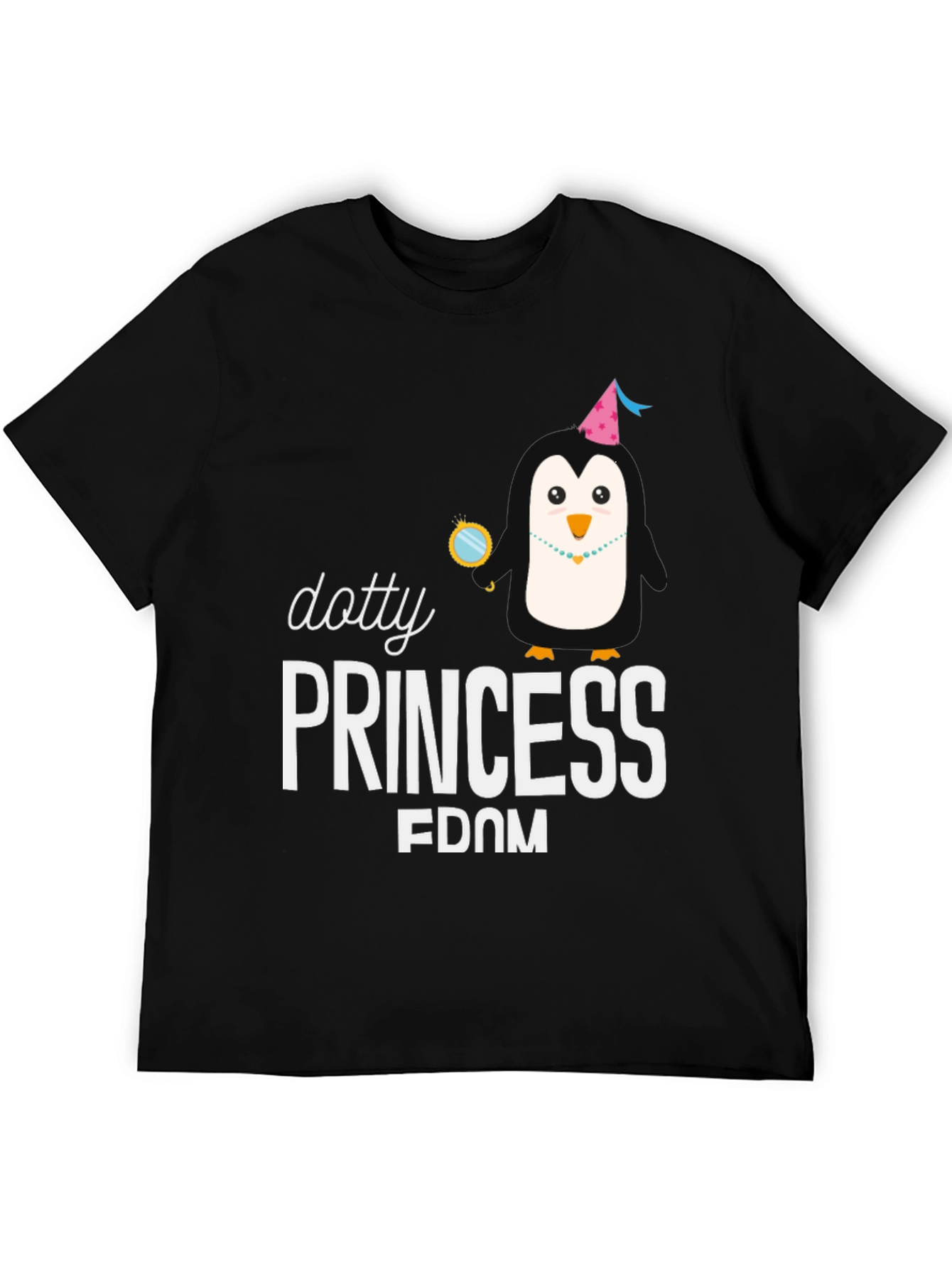 Dotty Princess Penguin Graphic T-Shirt