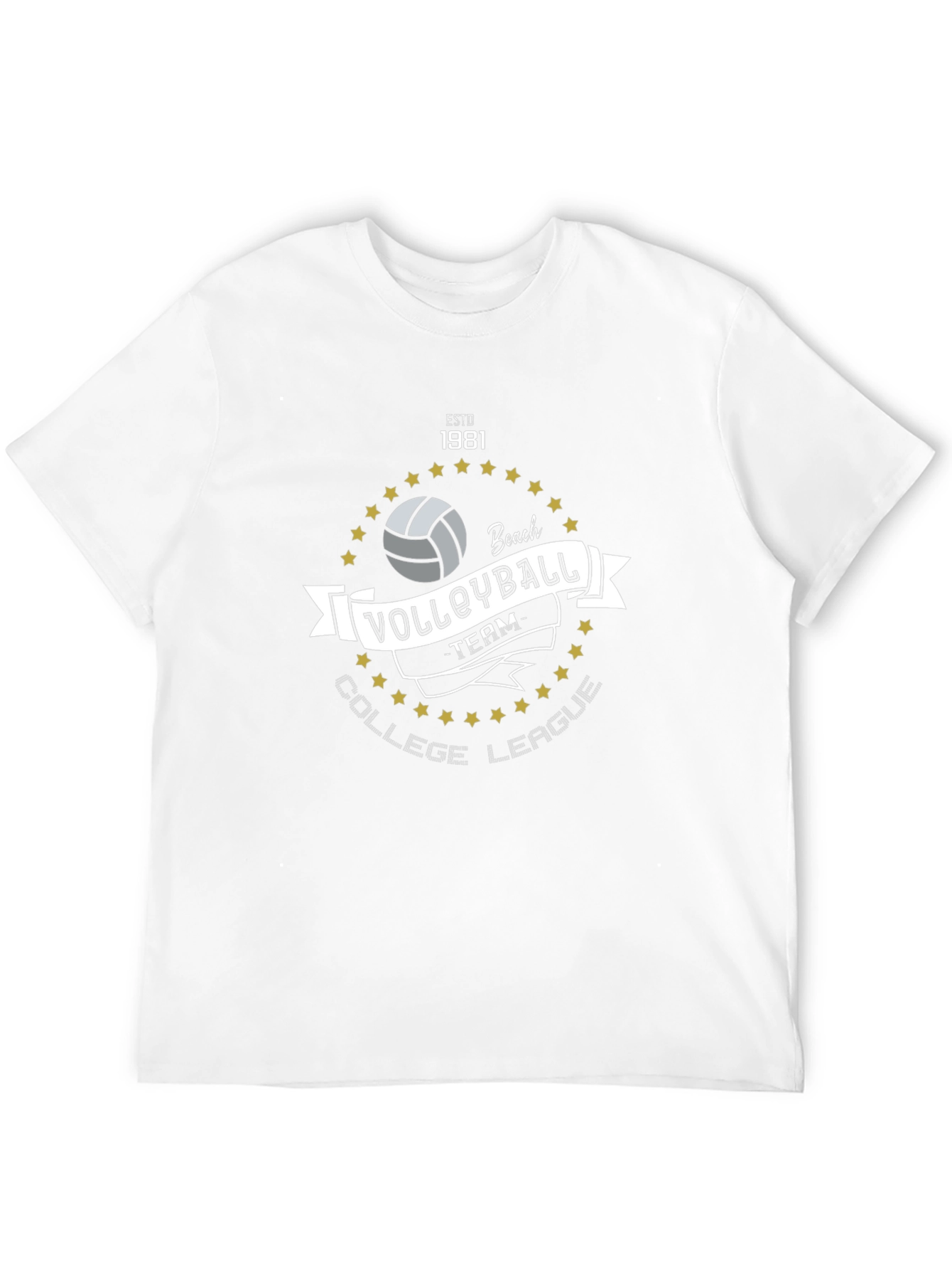 Volleyball College League Team T-Shirt