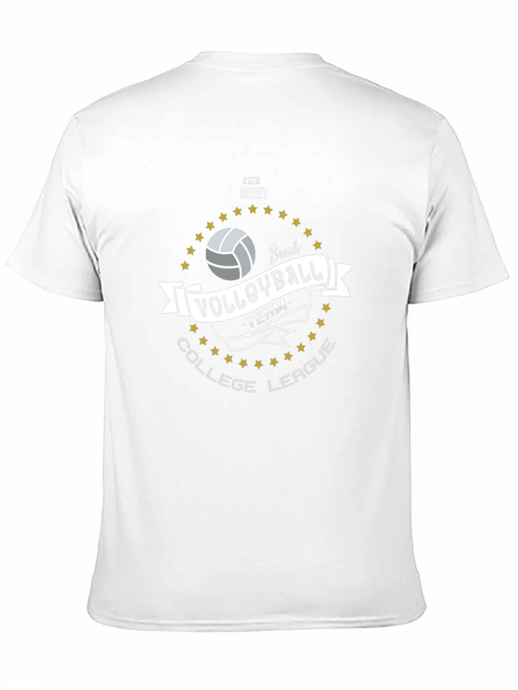 Volleyball College League Team T-Shirt